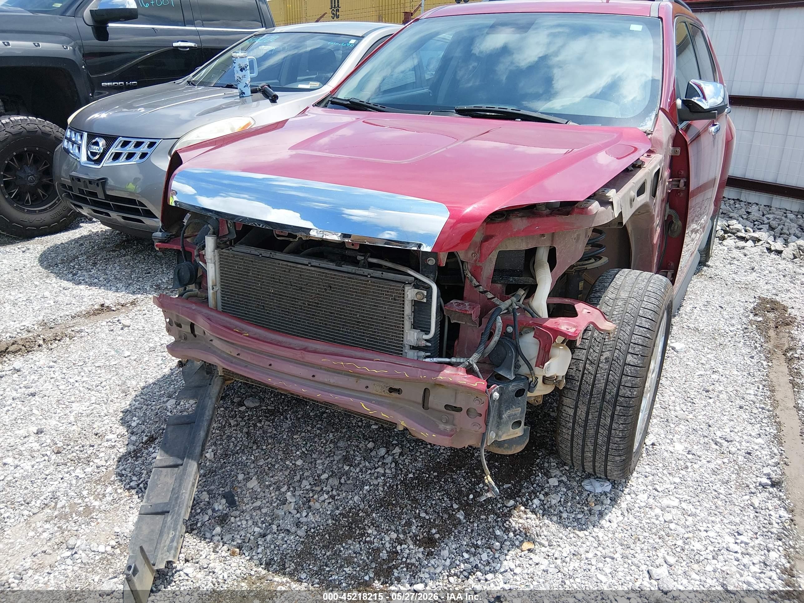 2014 Gmc Terrain Sle-2 Red vin: 2GKALREK2E6131749