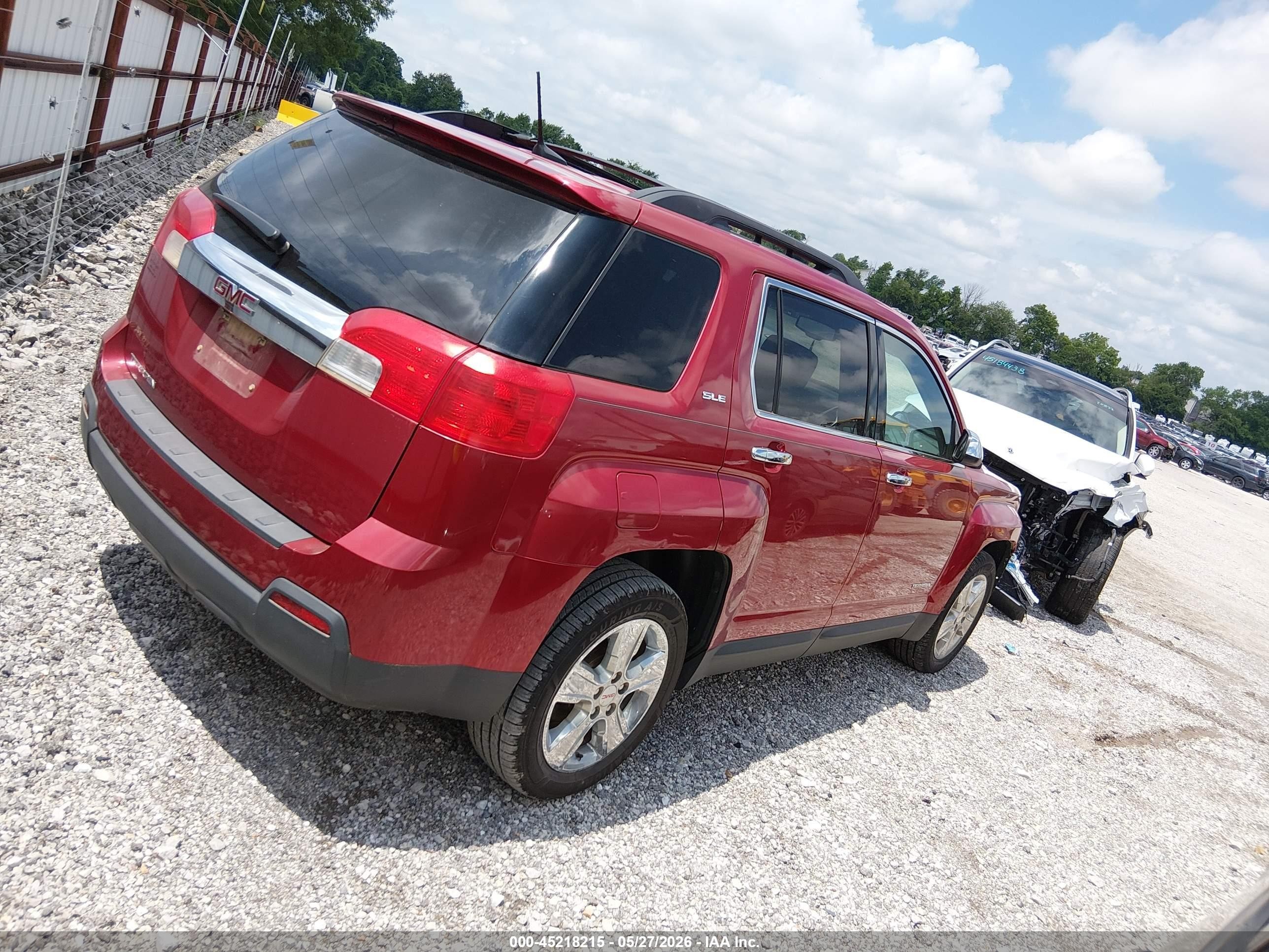 2014 Gmc Terrain Sle-2 Red vin: 2GKALREK2E6131749