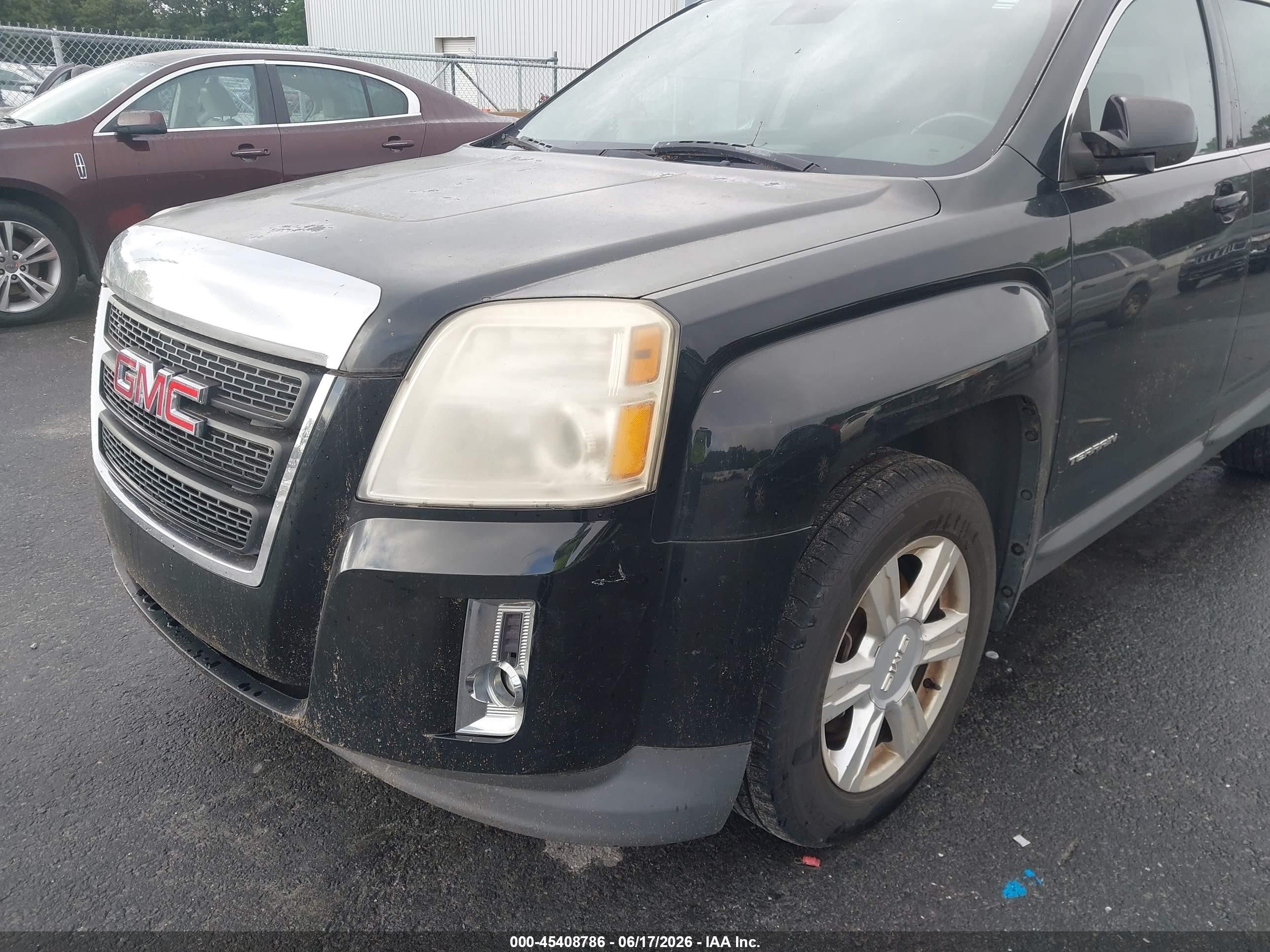 2014 Gmc Terrain Sle-2 Black vin: 2GKALREK2E6266956