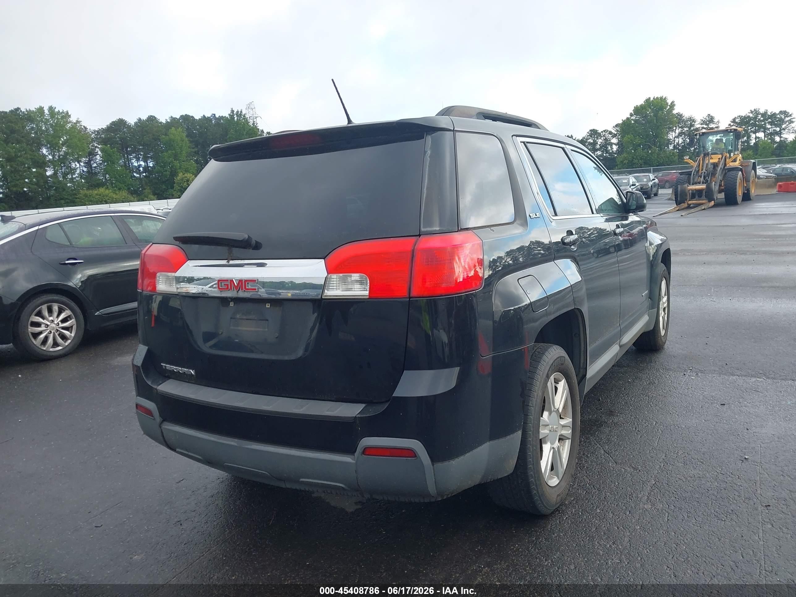 2014 Gmc Terrain Sle-2 Black vin: 2GKALREK2E6266956