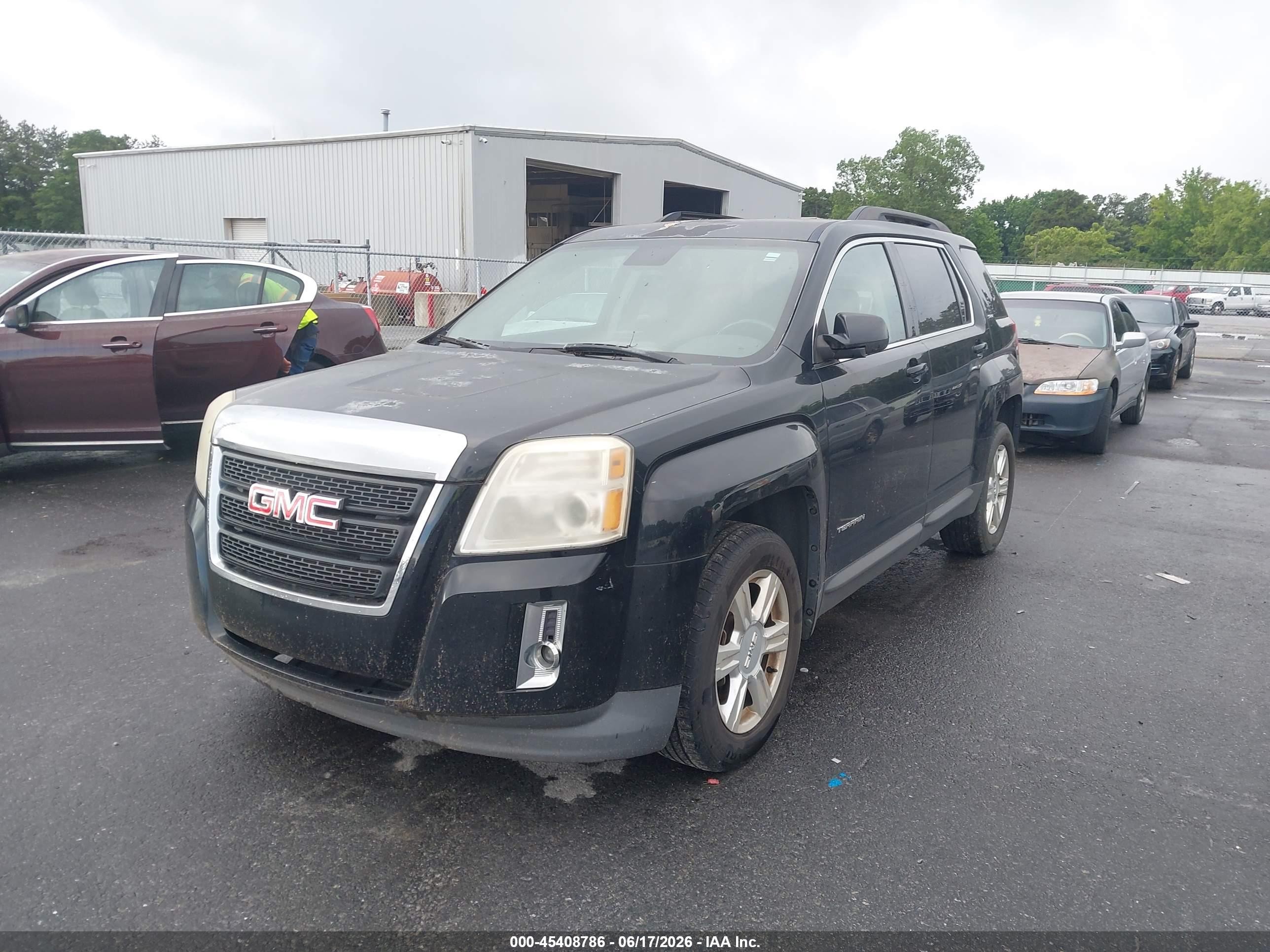 2014 Gmc Terrain Sle-2 Black vin: 2GKALREK2E6266956