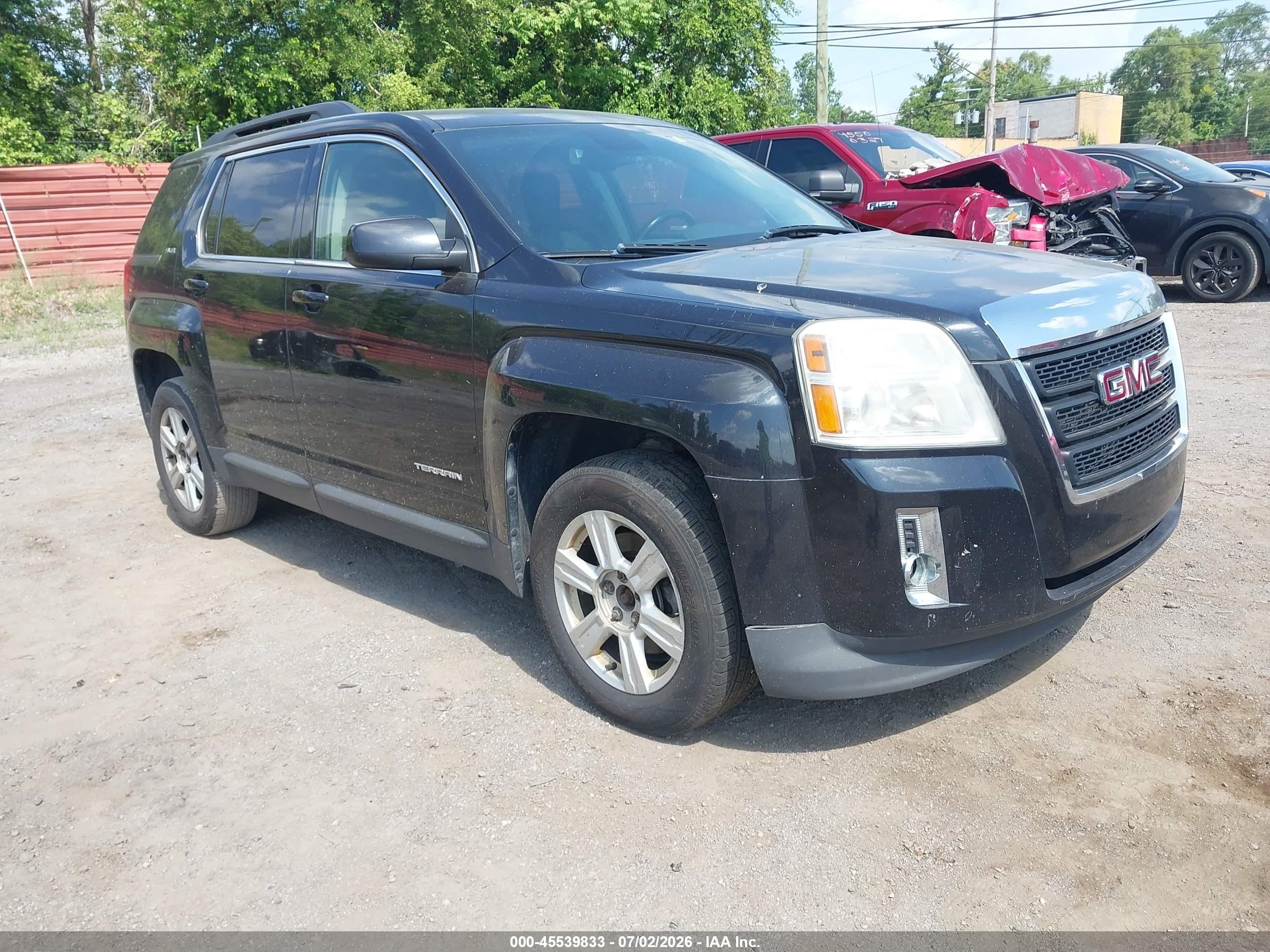 2015 Gmc Terrain Sle-2 Black vin: 2GKALREK2F6187997
