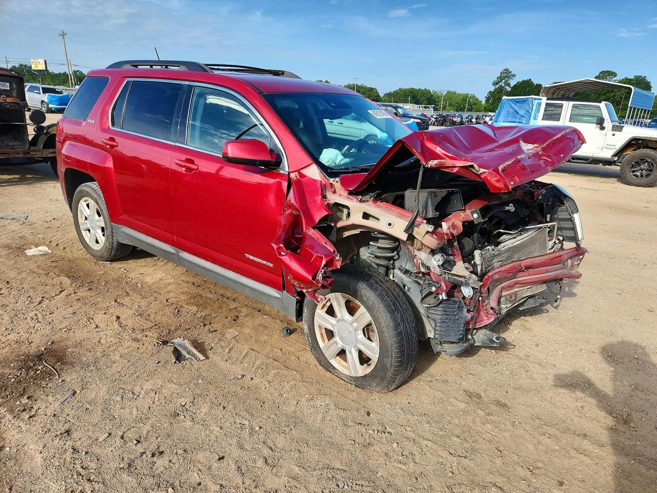 2015 Gmc Terrain Sle Red vin: 2GKALREK2F6243825