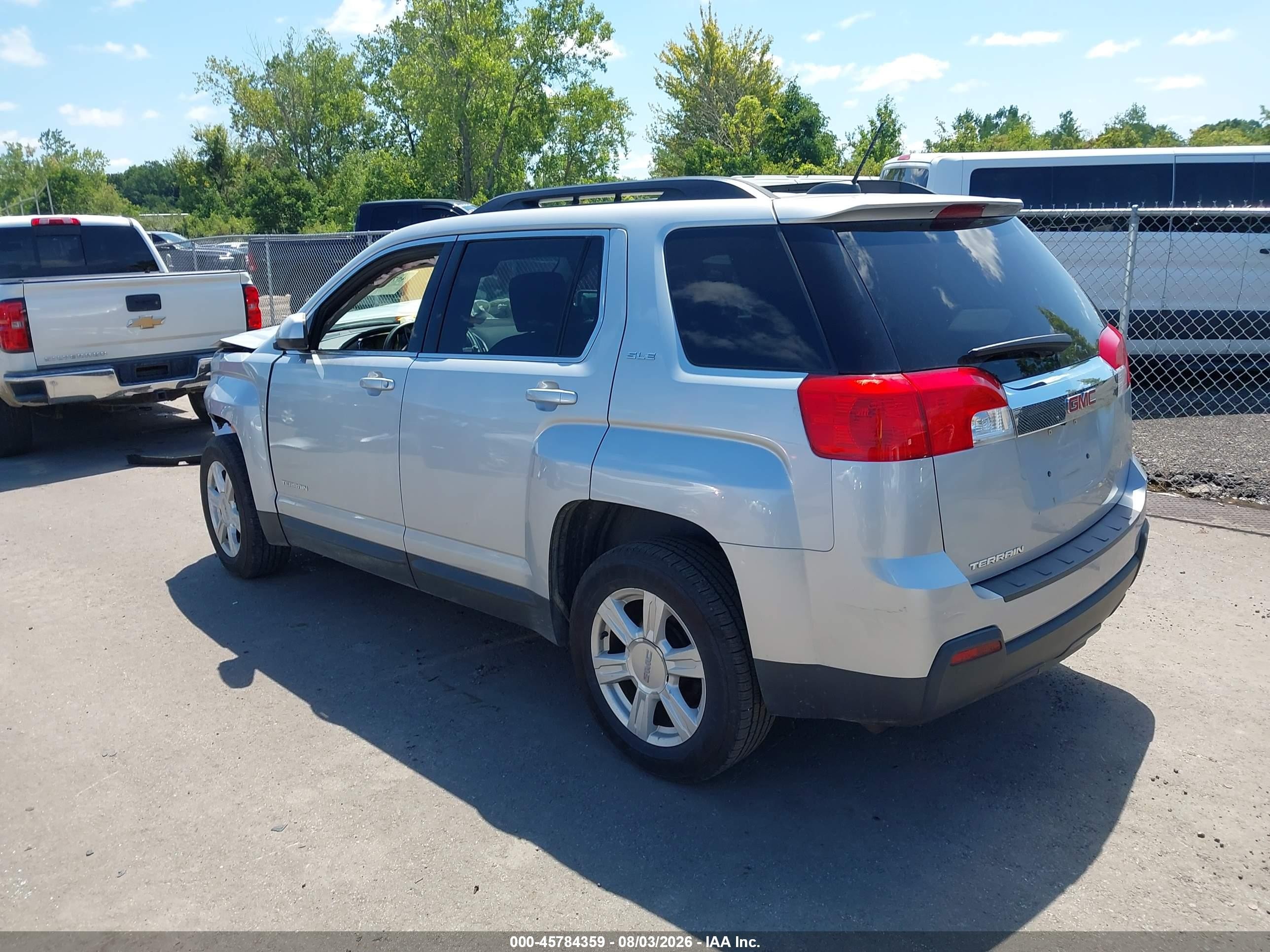 2015 Gmc Terrain Sle-2 Silver vin: 2GKALREK2F6352575