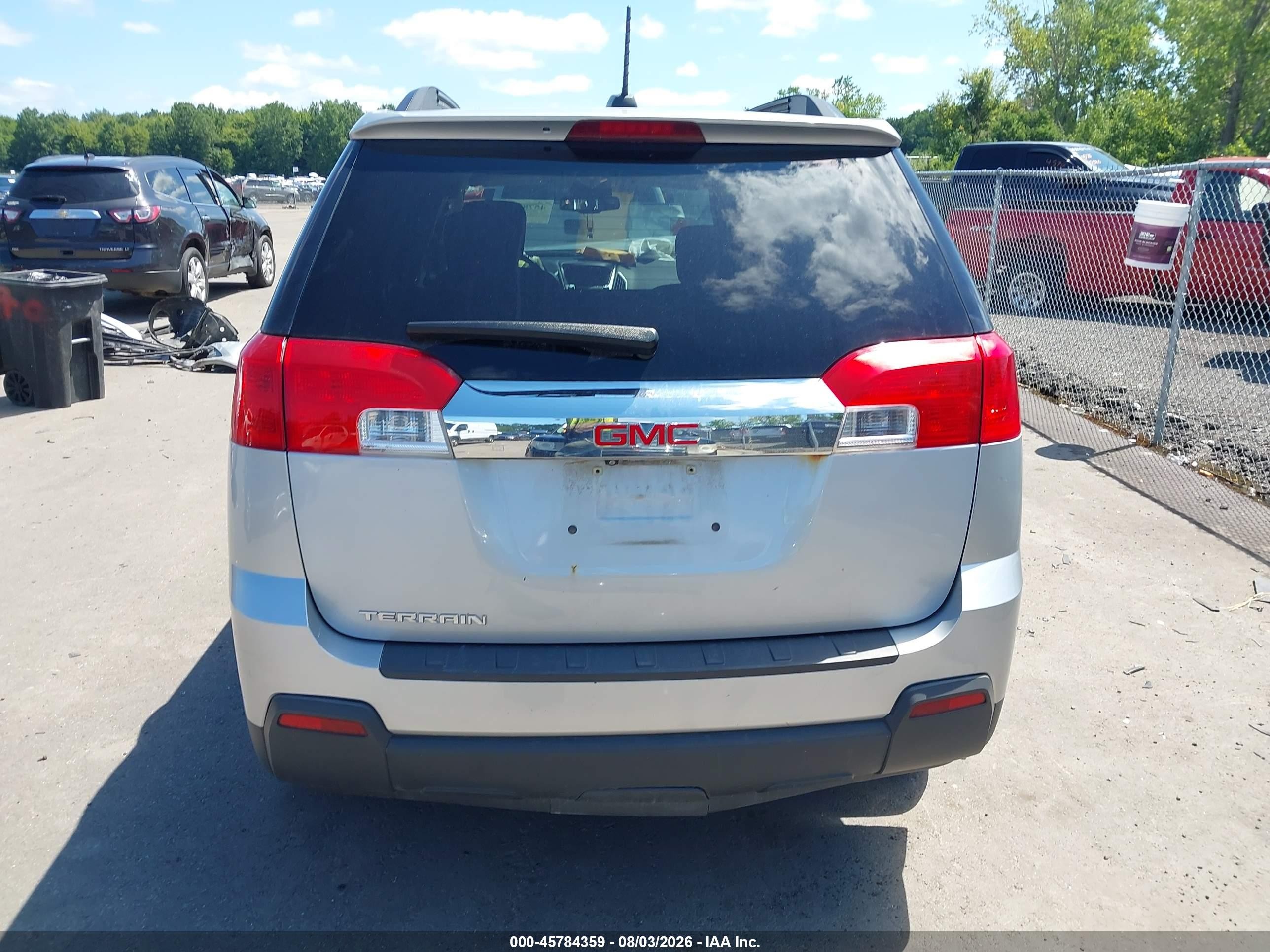 2015 Gmc Terrain Sle-2 Silver vin: 2GKALREK2F6352575
