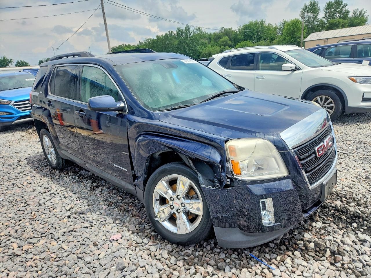 2015 Gmc Terrain Sle Blue vin: 2GKALREK2F6397841