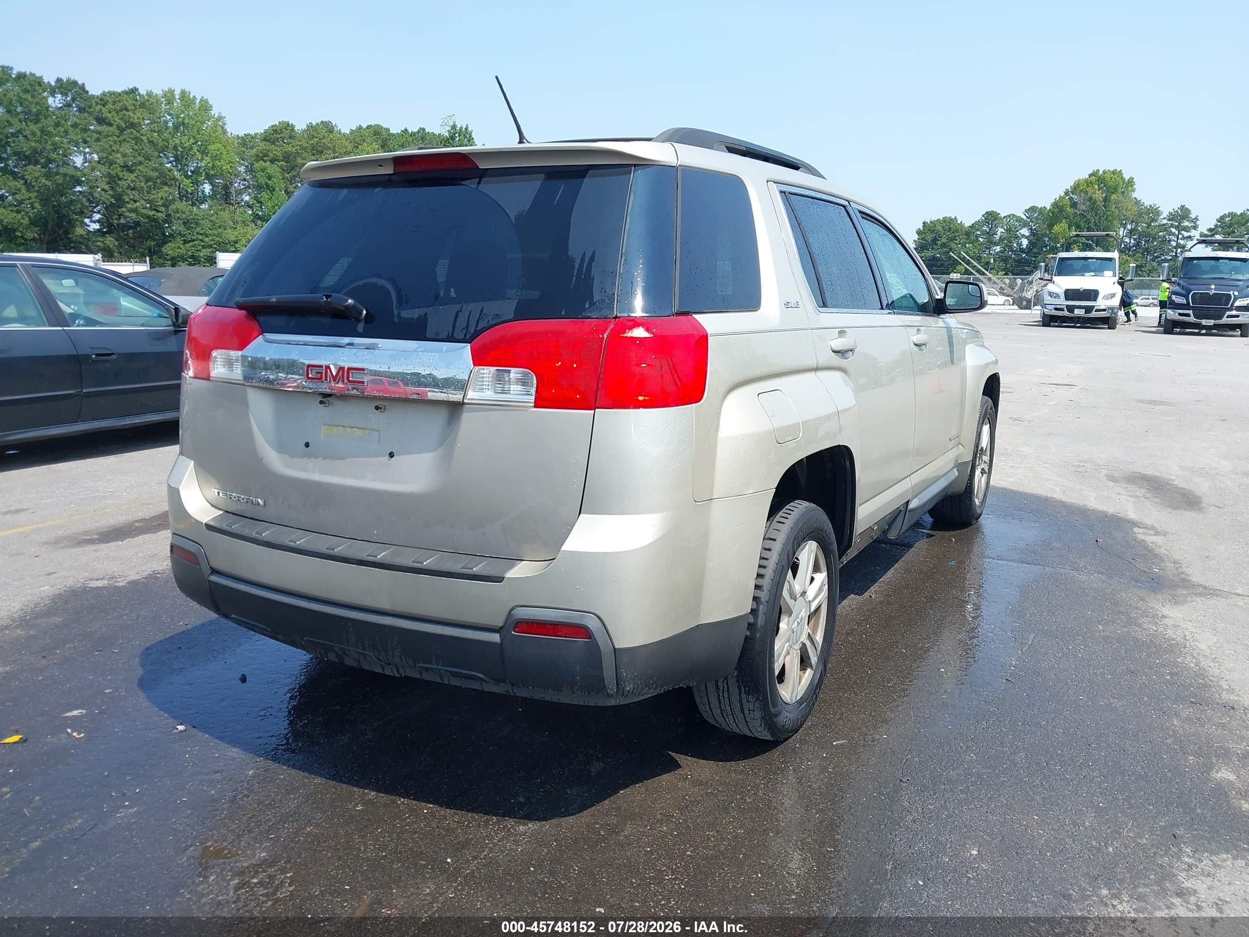 2014 Gmc Terrain Sle-2 Tan vin: 2GKALREK3E6142551