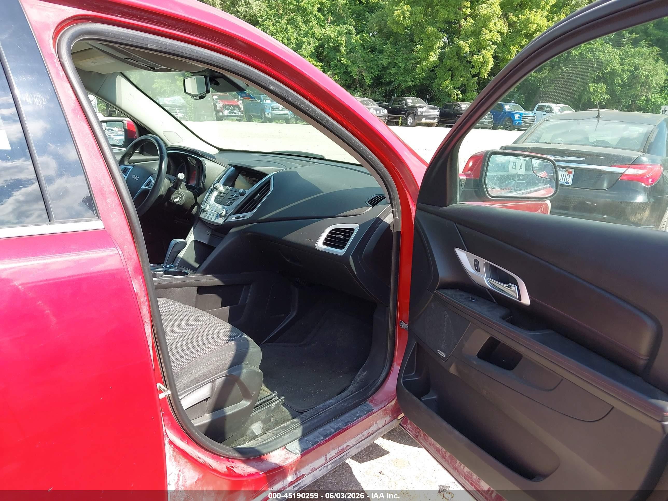 2014 Gmc Terrain Sle-2 Red vin: 2GKALREK3E6263693