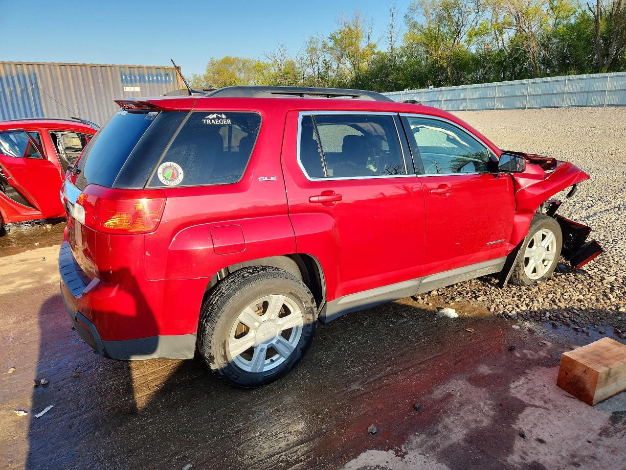 2014 Gmc Terrain Sle Maroon vin: 2GKALREK3E6325478