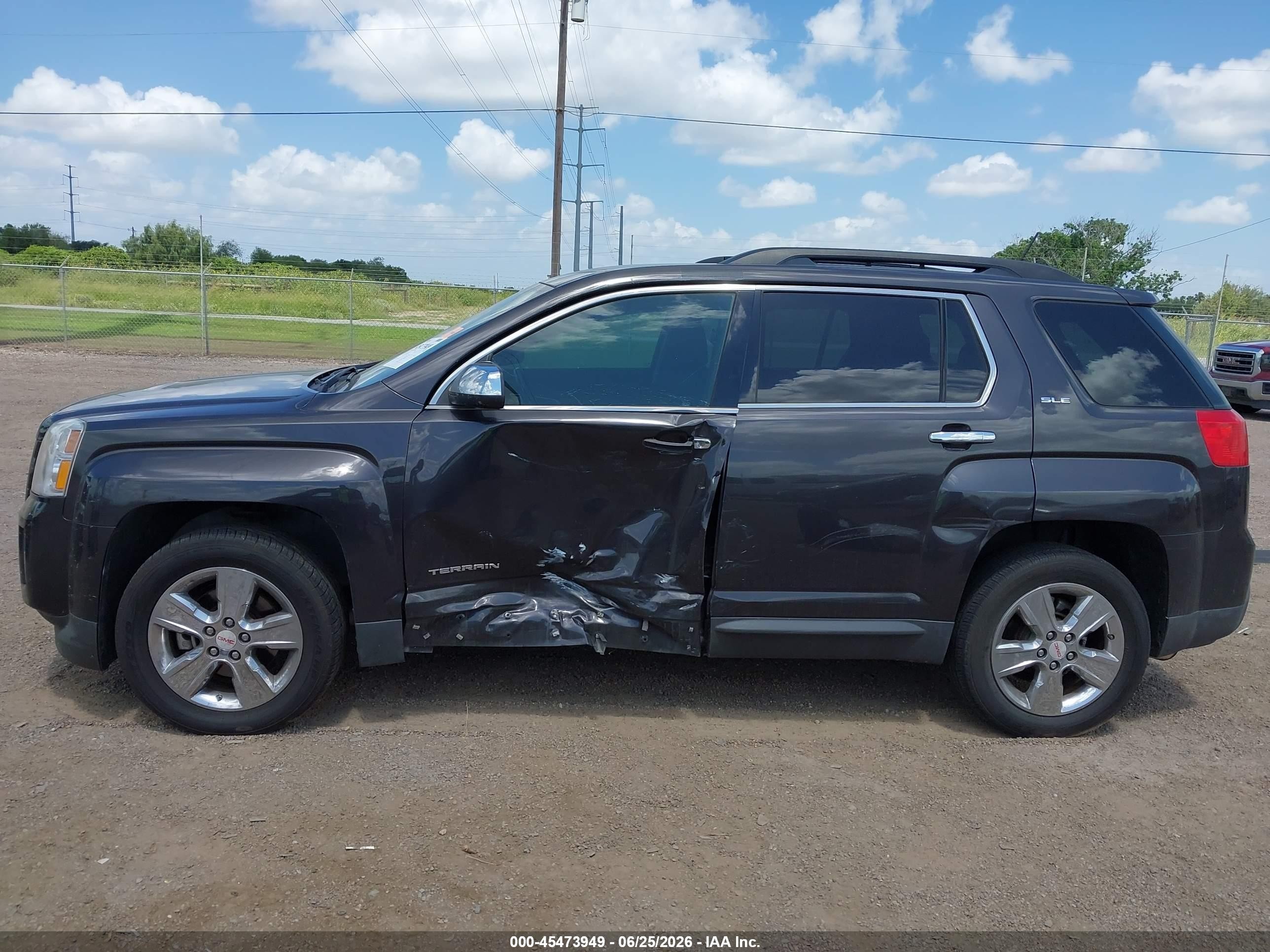 2015 Gmc Terrain Sle-2 Черный vin: 2GKALREK3F6121149