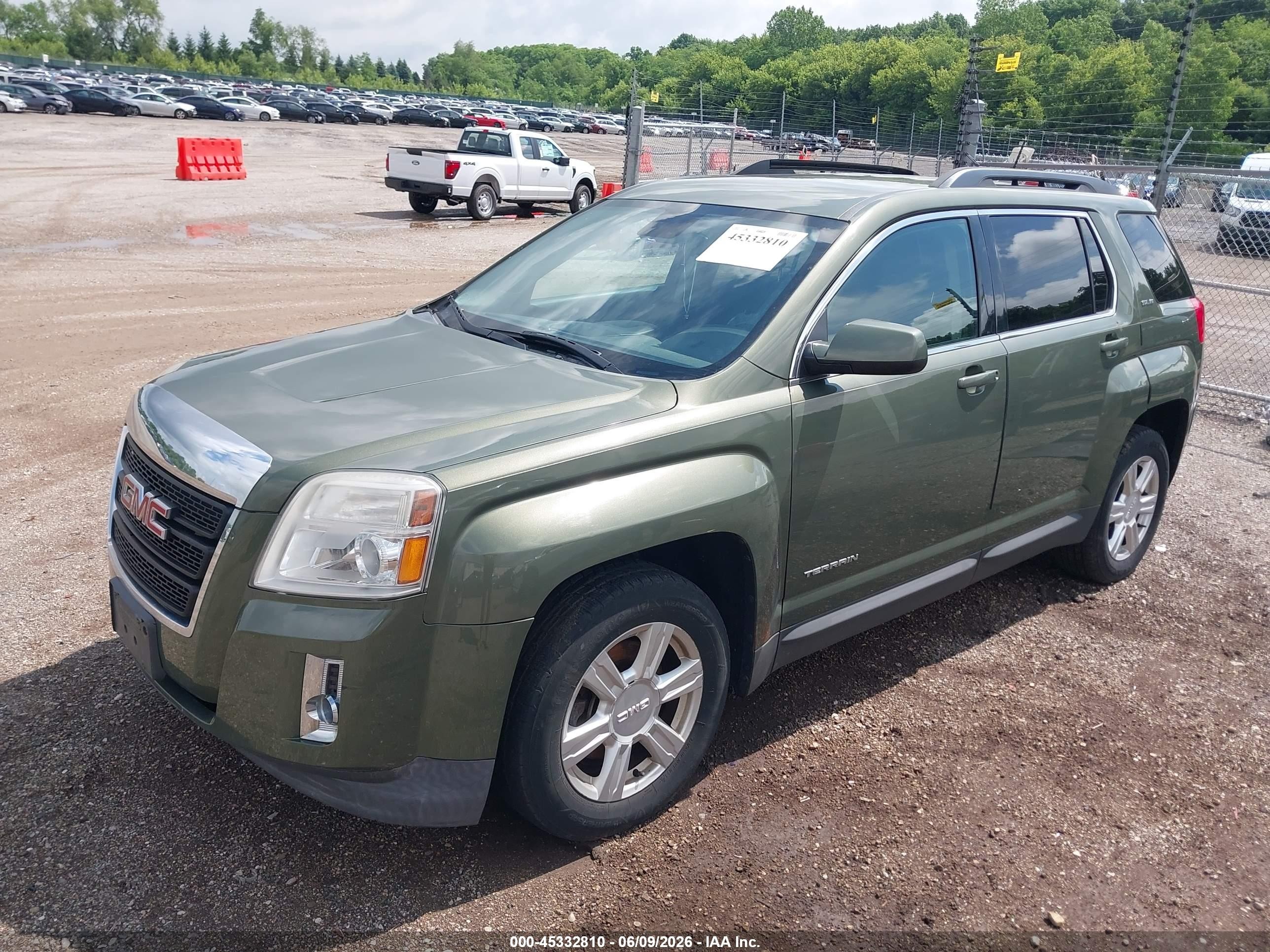 2015 Gmc Terrain Sle-2 Зеленый vin: 2GKALREK3F6132054