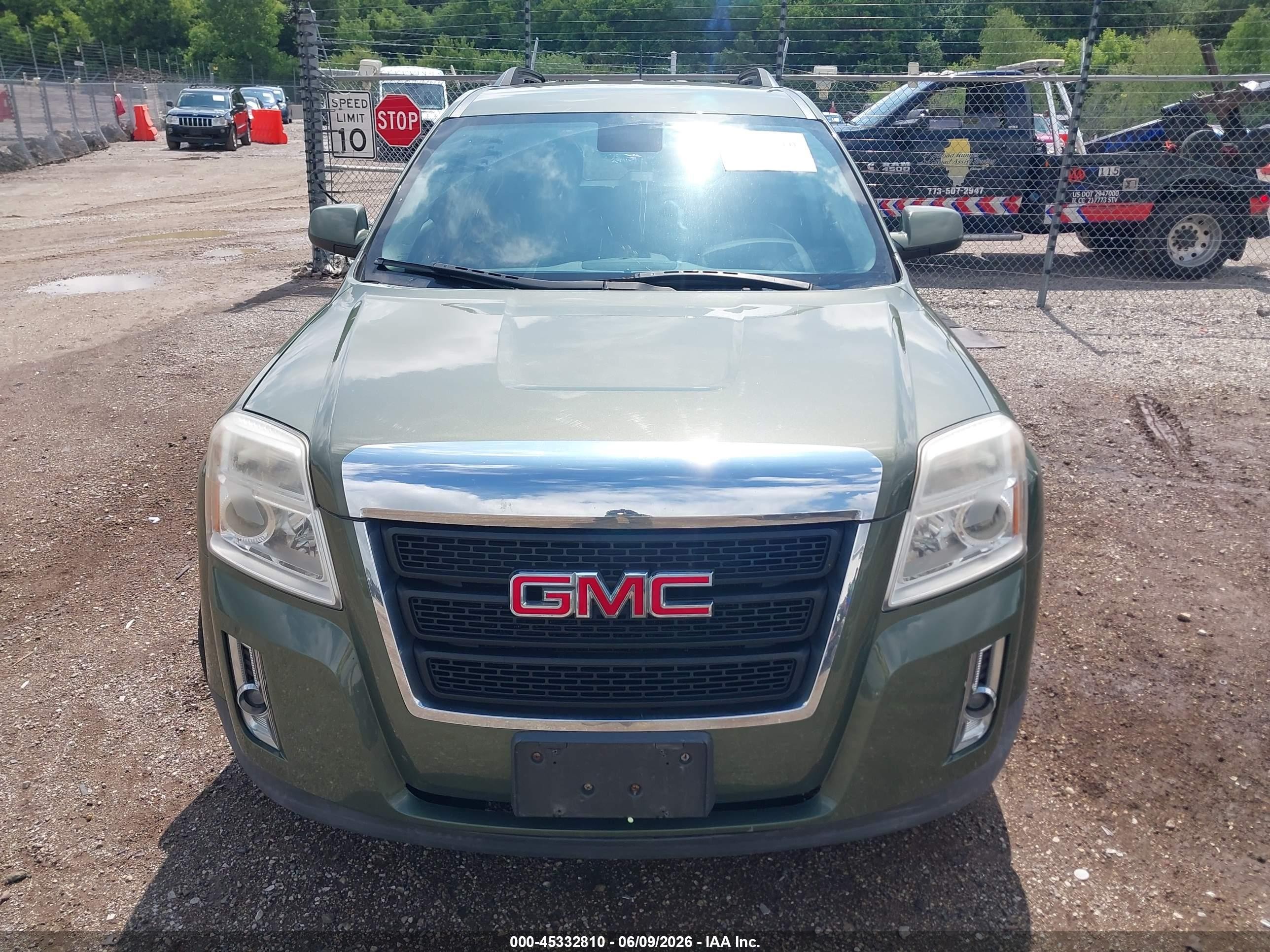 2015 Gmc Terrain Sle-2 Зеленый vin: 2GKALREK3F6132054