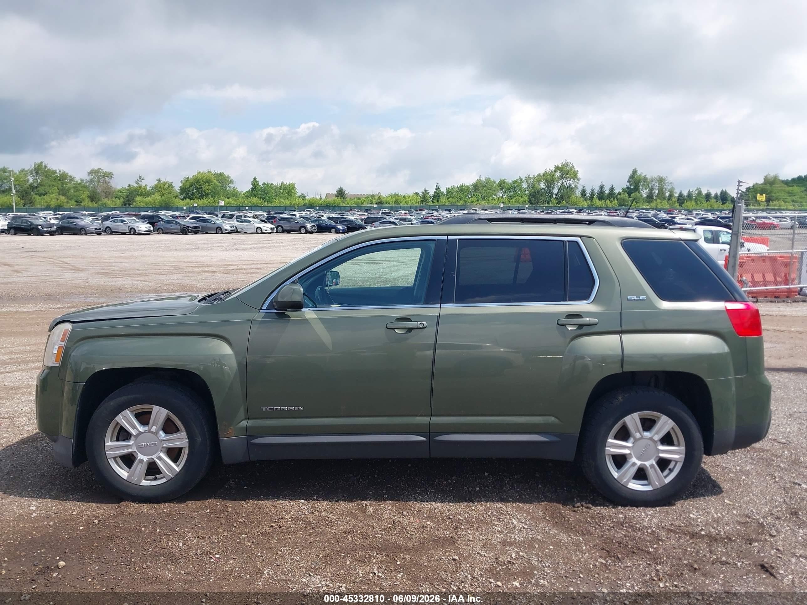 2015 Gmc Terrain Sle-2 Зеленый vin: 2GKALREK3F6132054