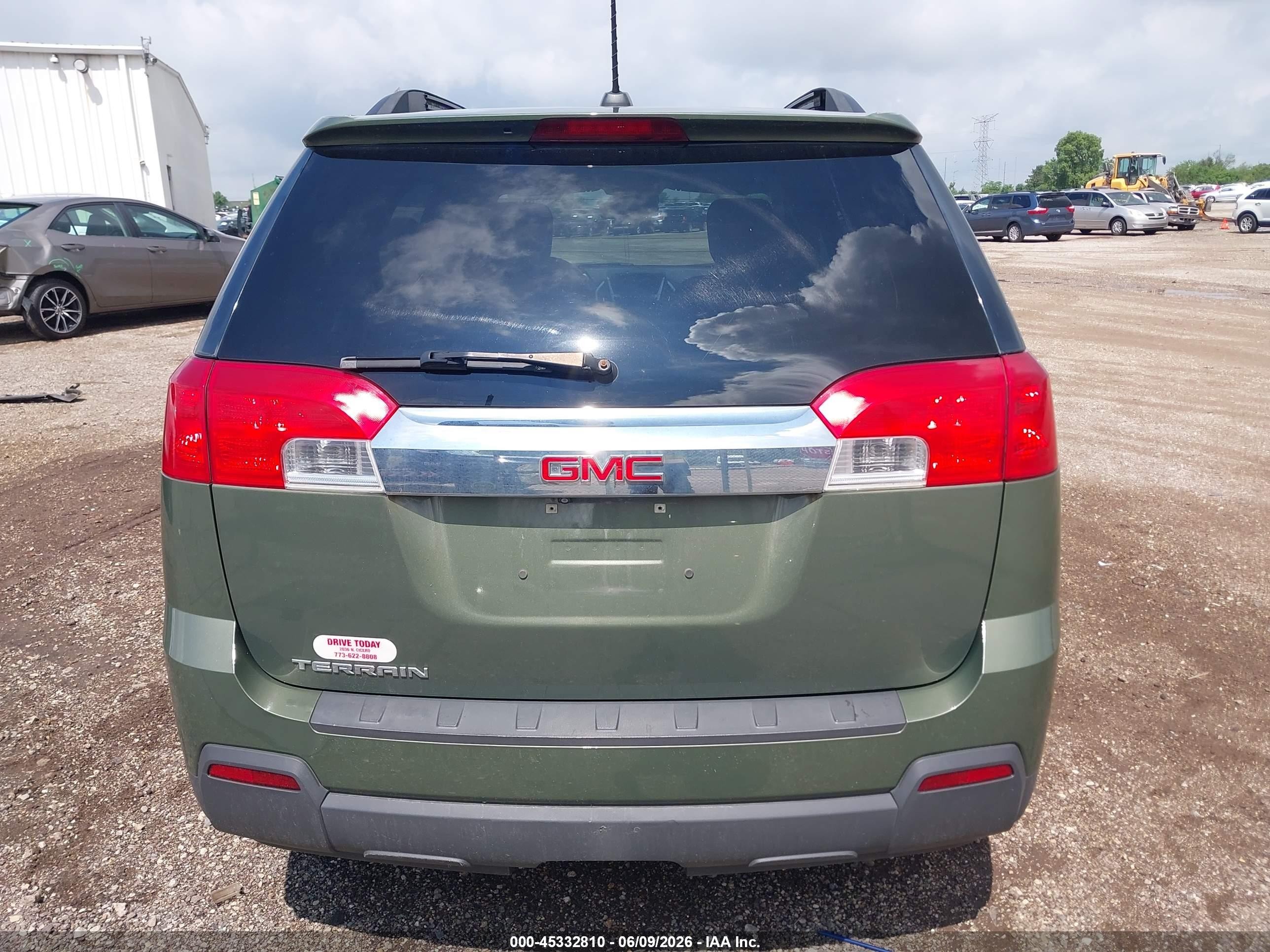 2015 Gmc Terrain Sle-2 Зеленый vin: 2GKALREK3F6132054