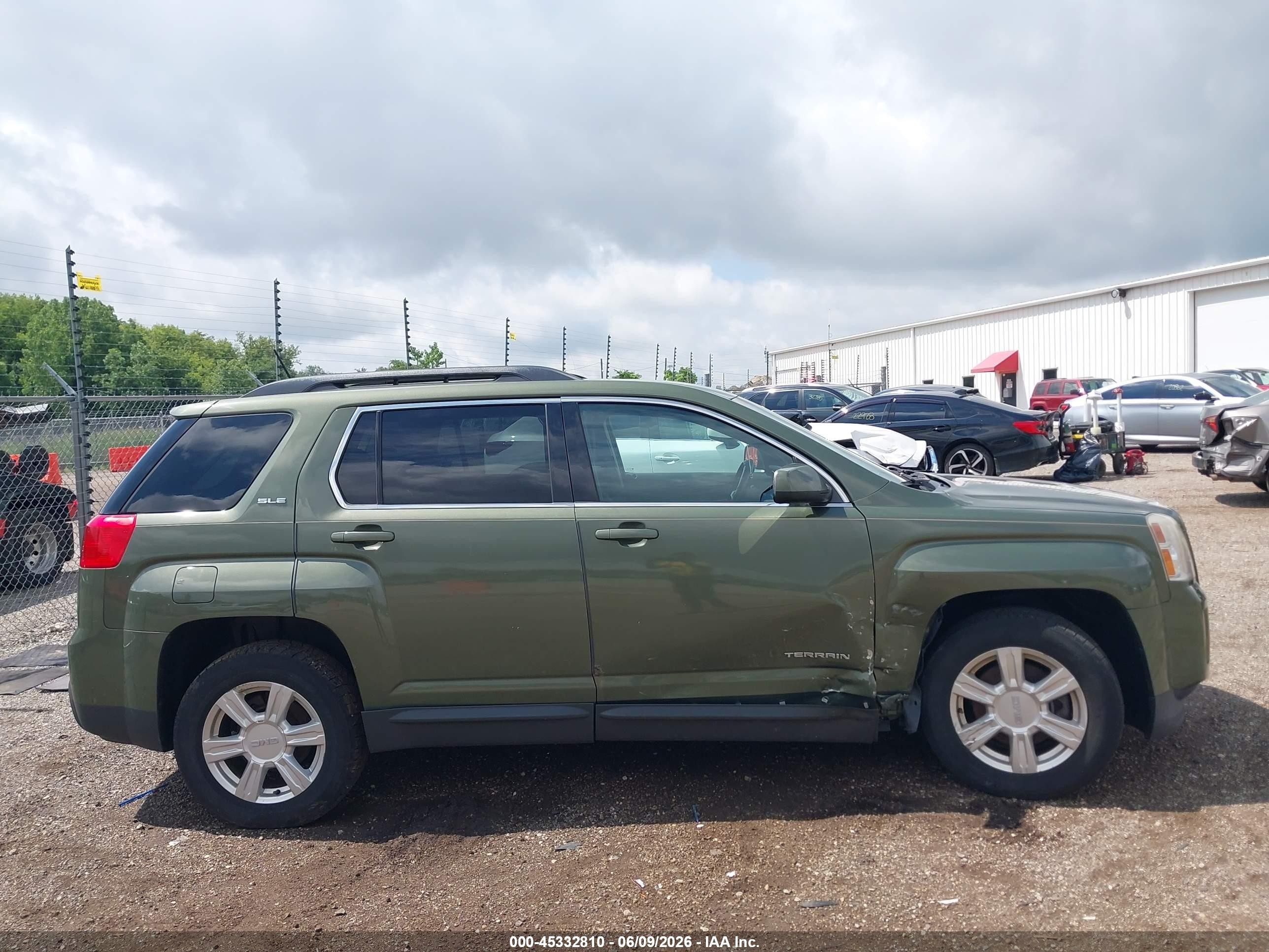 2015 Gmc Terrain Sle-2 Зеленый vin: 2GKALREK3F6132054