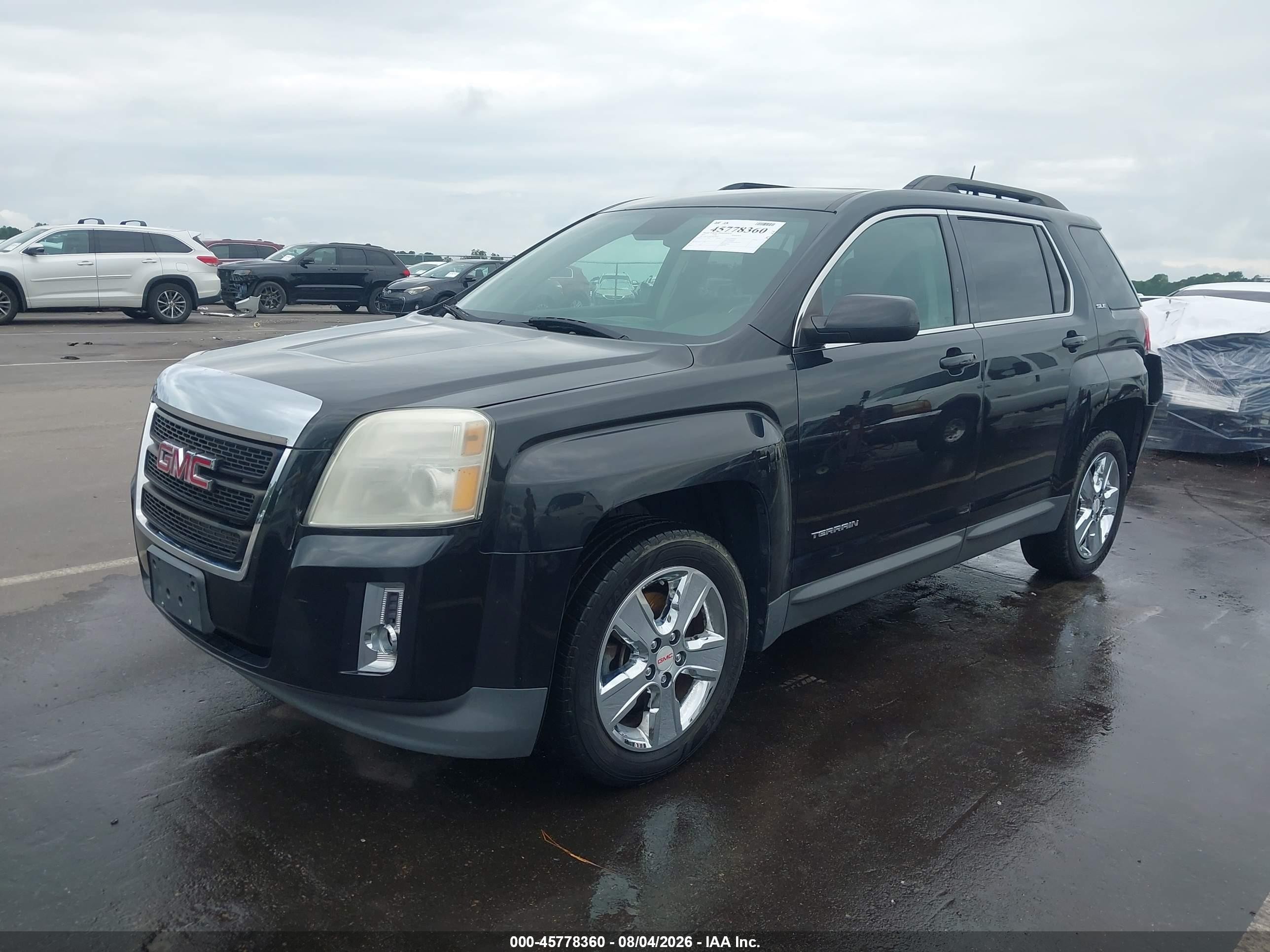 2015 Gmc Terrain Sle-2 Black vin: 2GKALREK3F6218349
