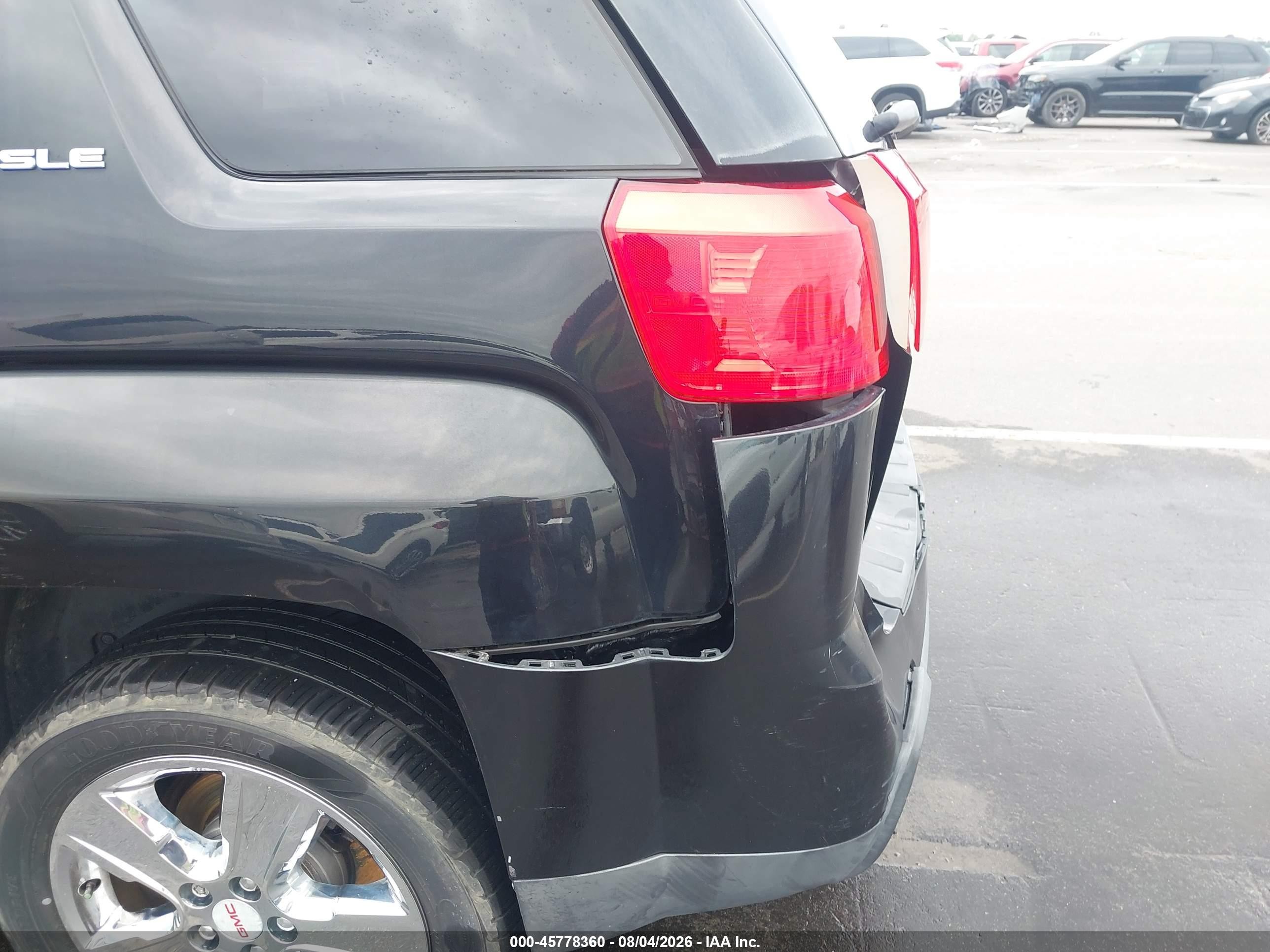 2015 Gmc Terrain Sle-2 Black vin: 2GKALREK3F6218349