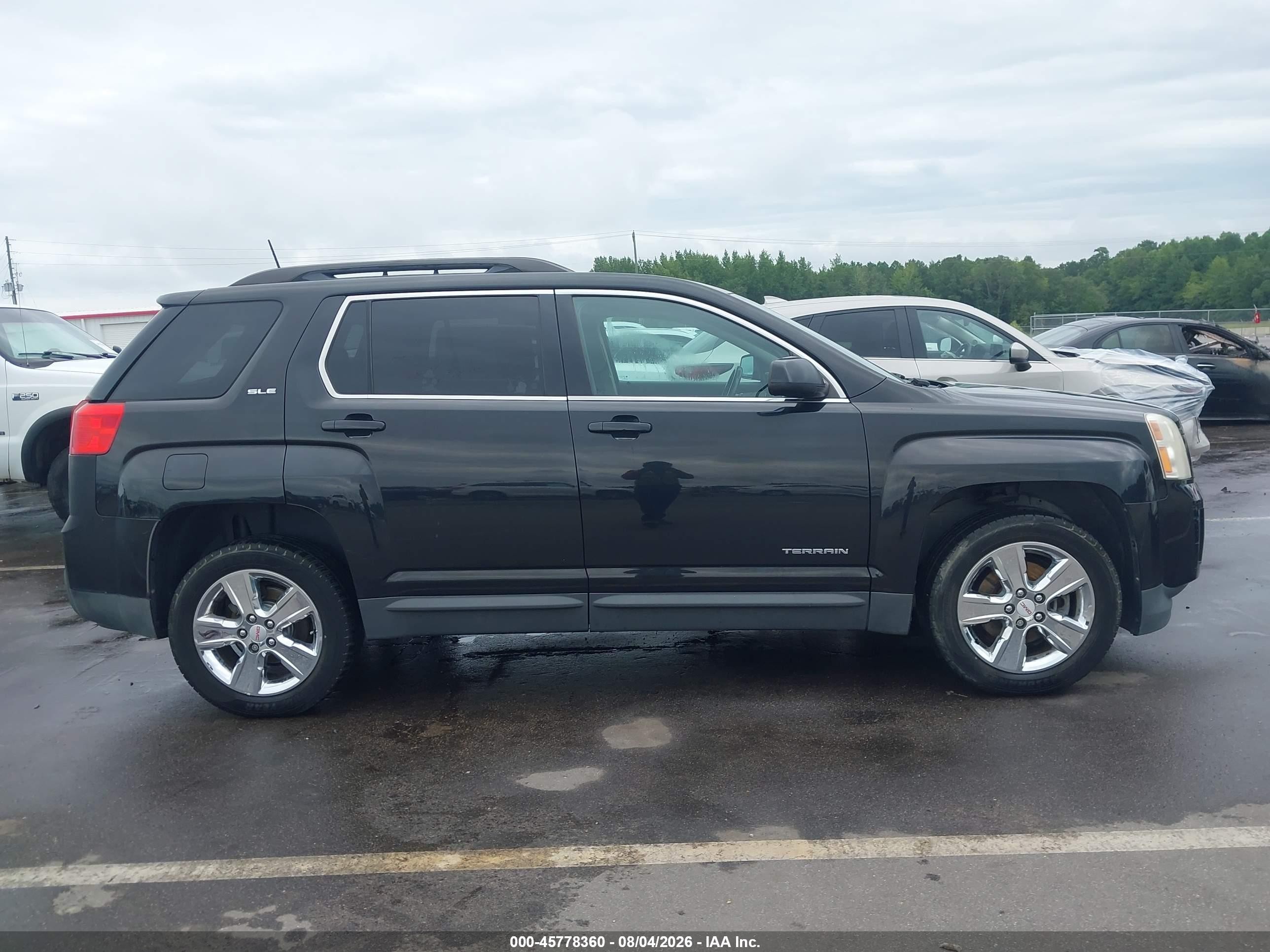 2015 Gmc Terrain Sle-2 Black vin: 2GKALREK3F6218349