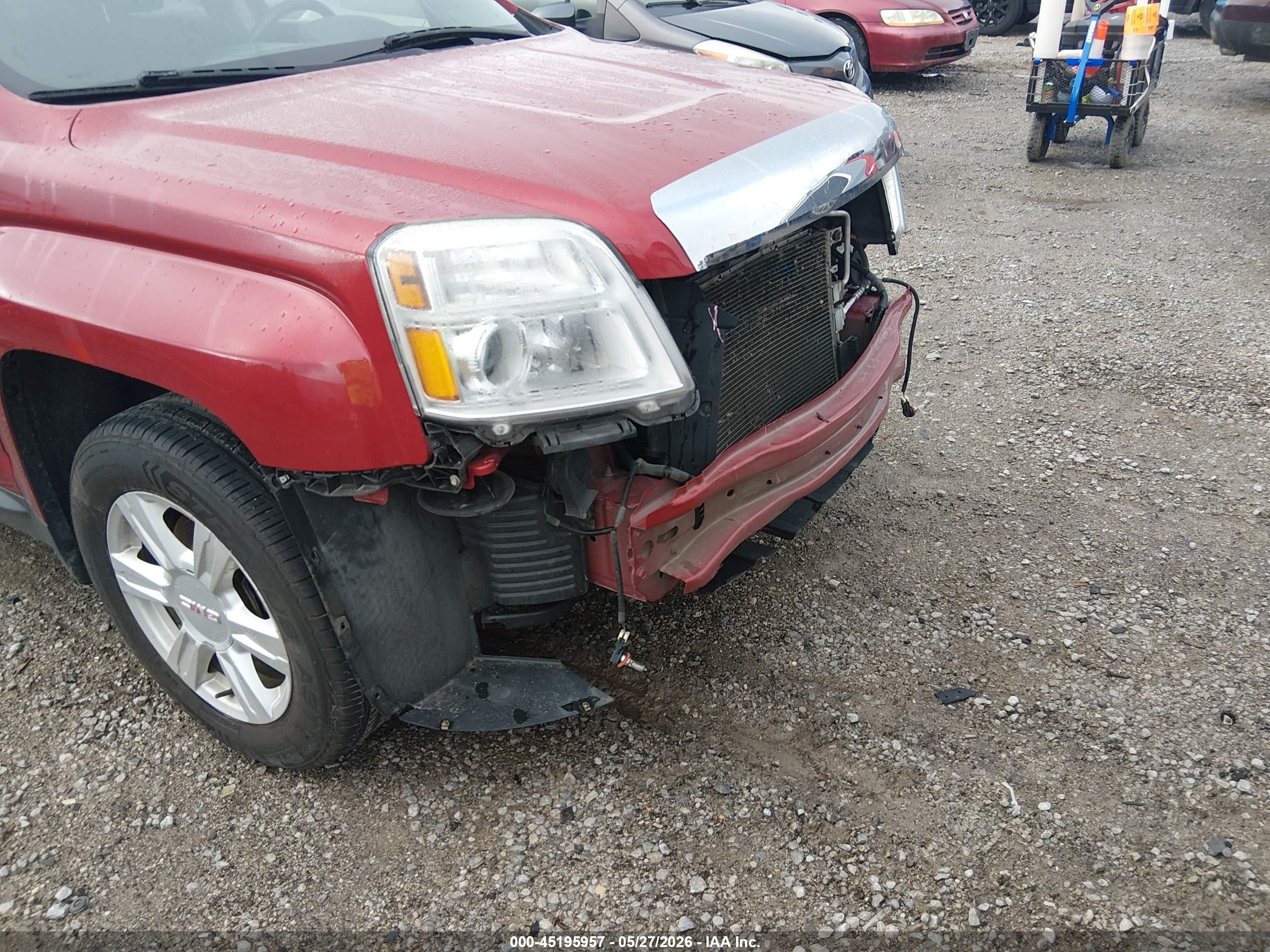 2015 Gmc Terrain Sle-2 Red vin: 2GKALREK3F6315986