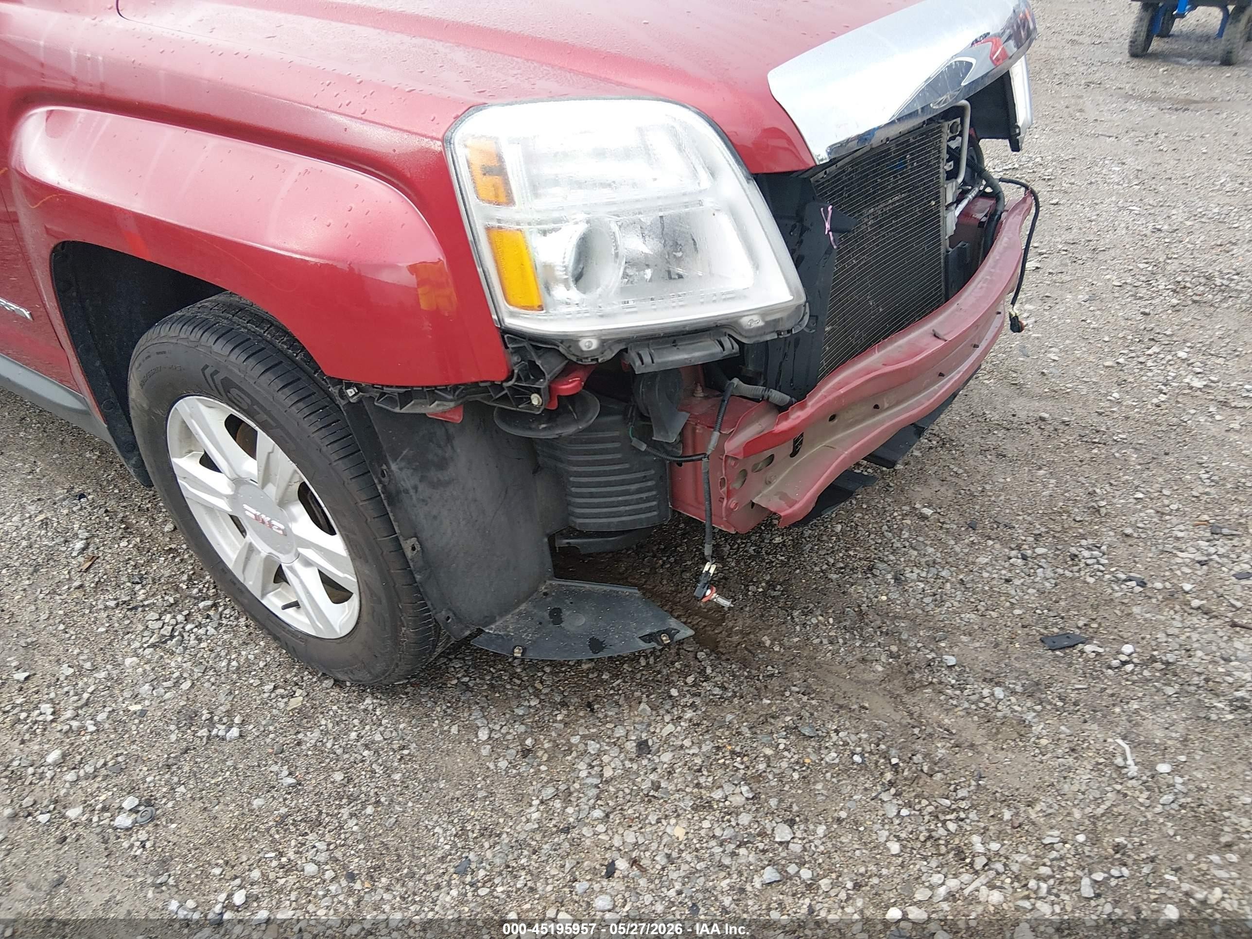 2015 Gmc Terrain Sle-2 Red vin: 2GKALREK3F6315986