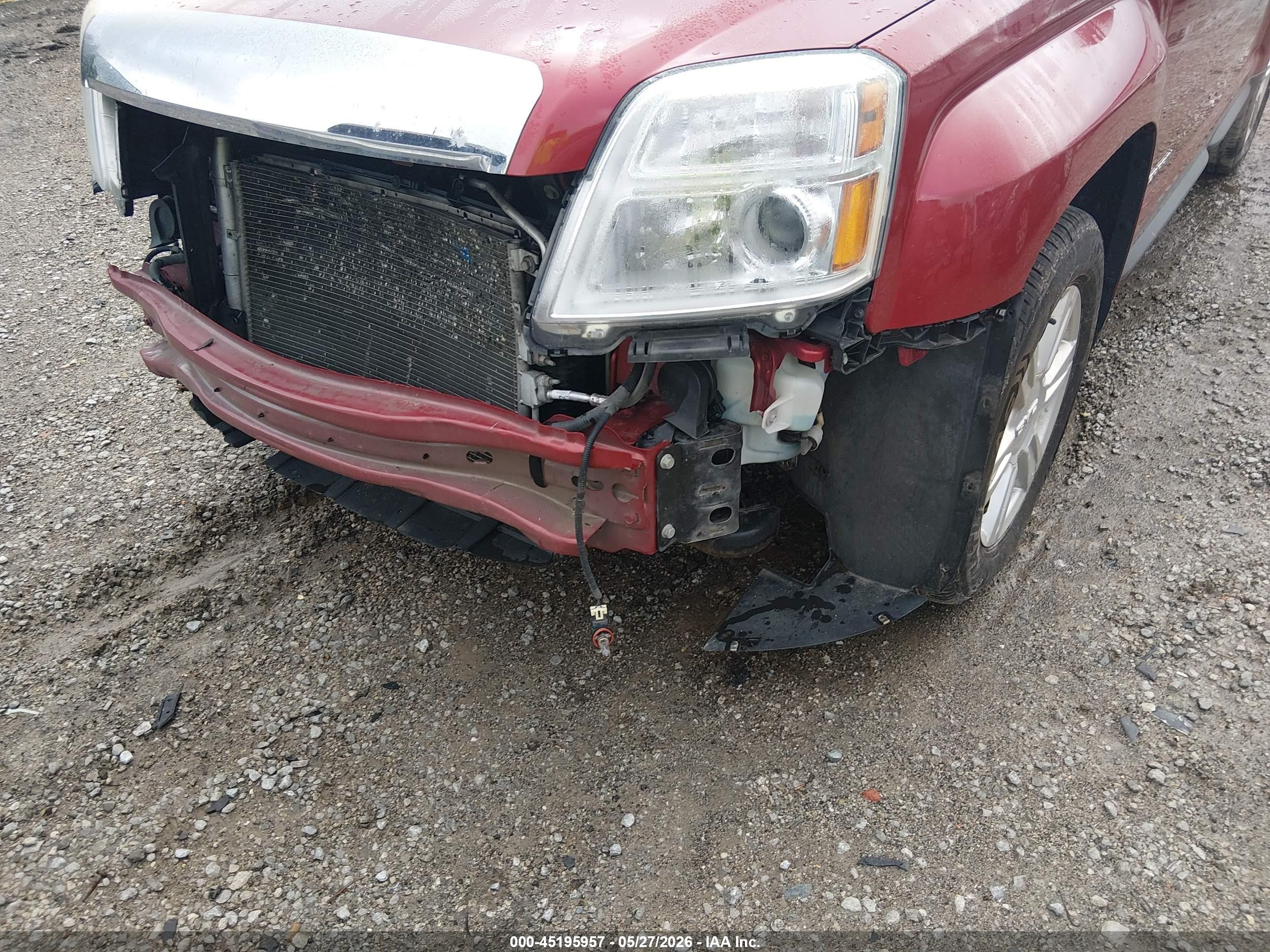 2015 Gmc Terrain Sle-2 Red vin: 2GKALREK3F6315986