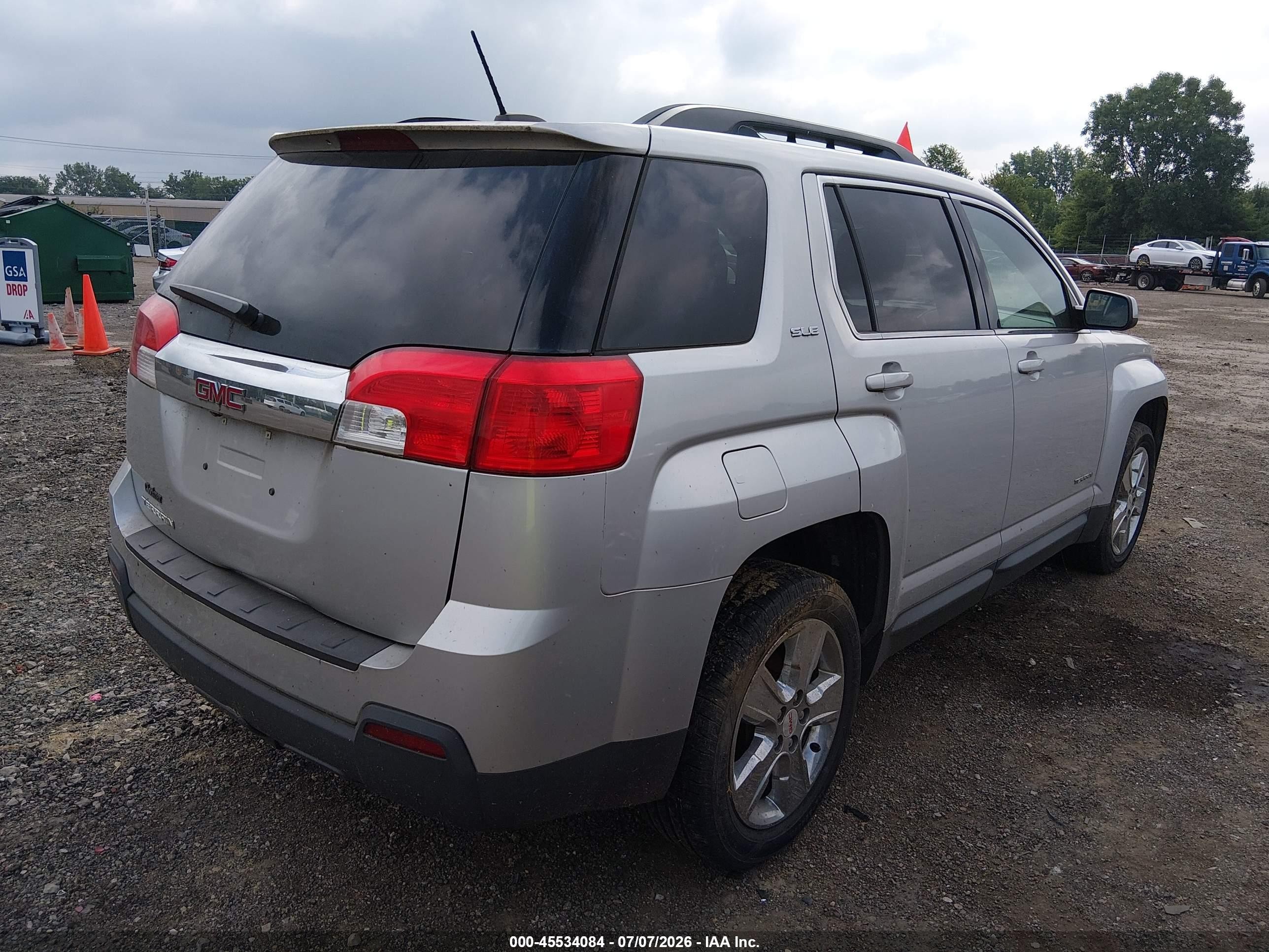 2015 Gmc Terrain Sle-2 Silver vin: 2GKALREK3F6394222