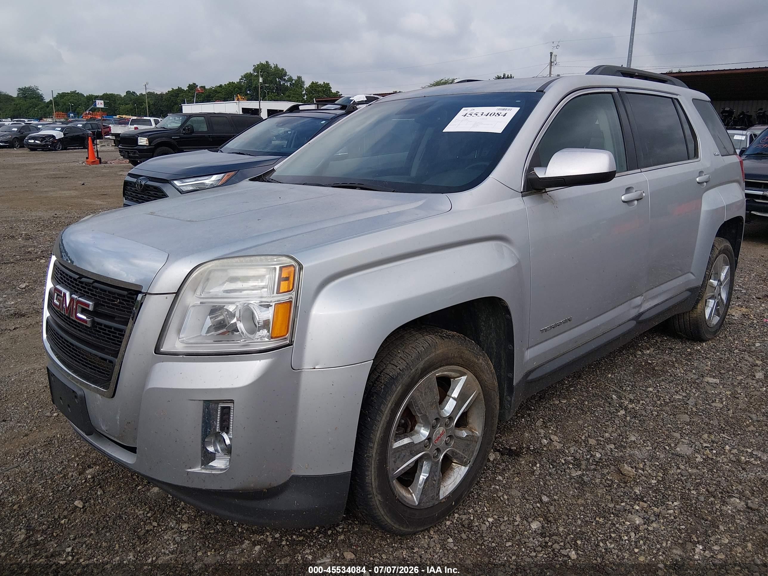 2015 Gmc Terrain Sle-2 Silver vin: 2GKALREK3F6394222