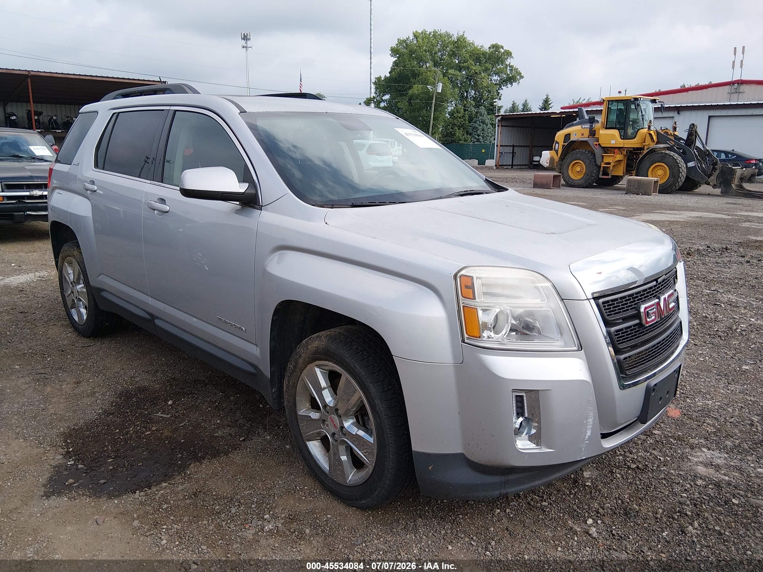 2015 Gmc Terrain Sle-2 Silver vin: 2GKALREK3F6394222
