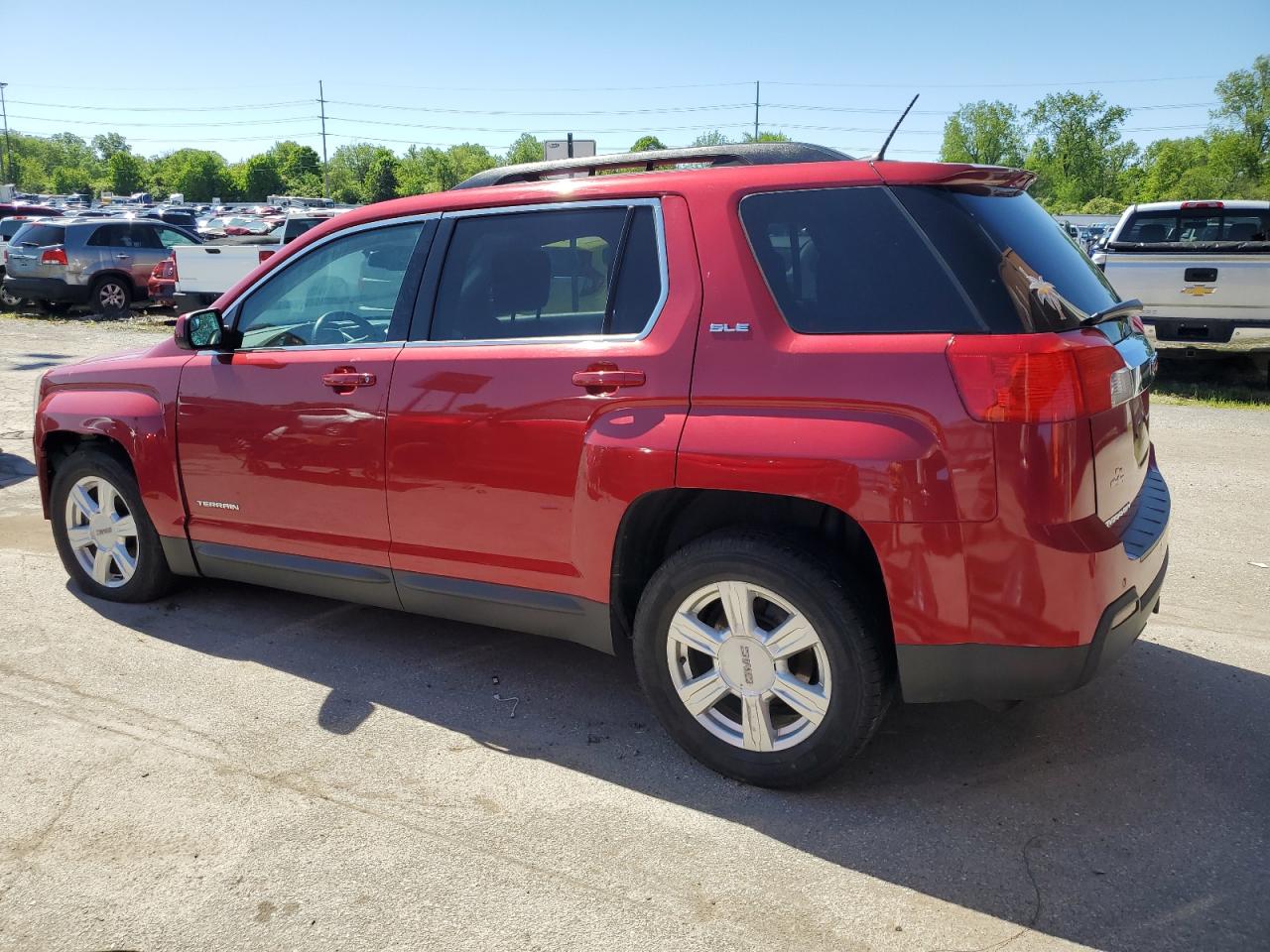 2014 Gmc Terrain Sle Red vin: 2GKALREK4E6165708