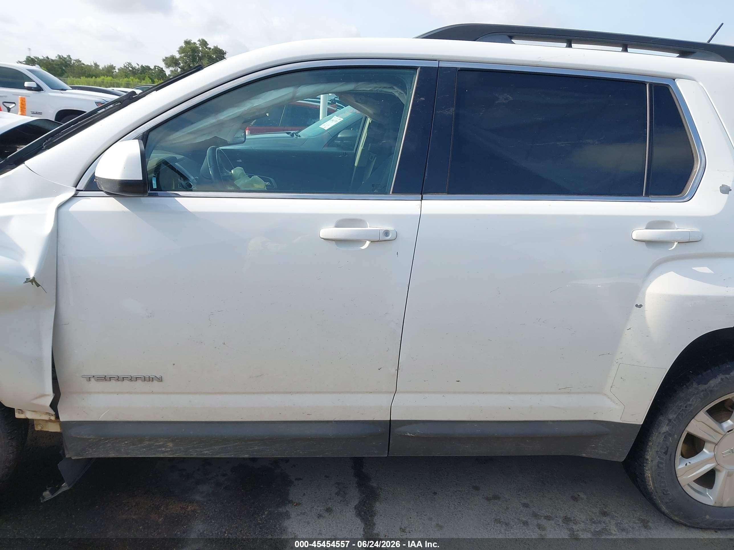 2014 Gmc Terrain Sle-2 White vin: 2GKALREK4E6262035