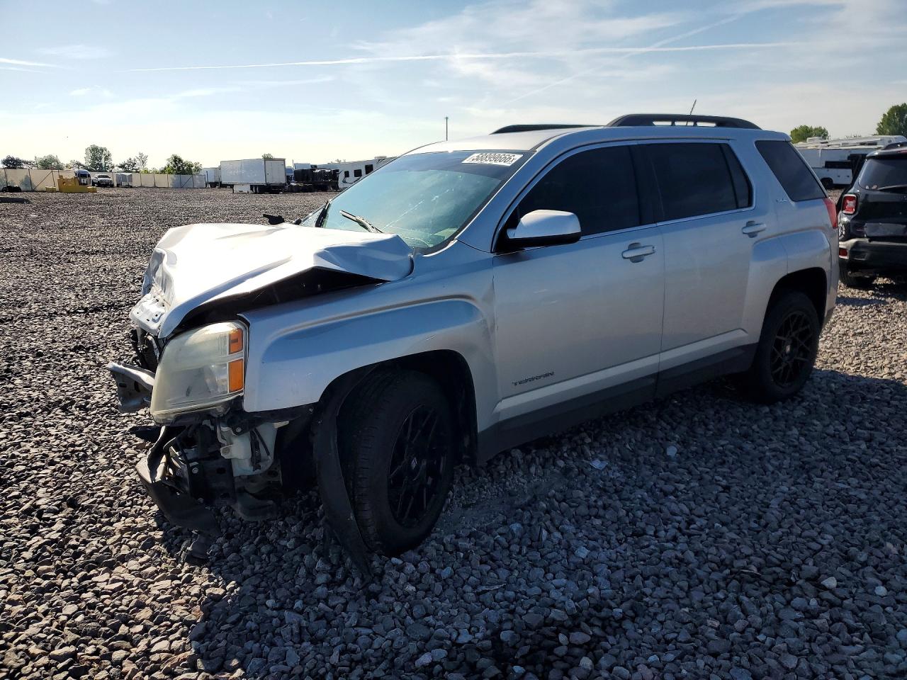 2014 Gmc Terrain Sle Silver vin: 2GKALREK4E6267459