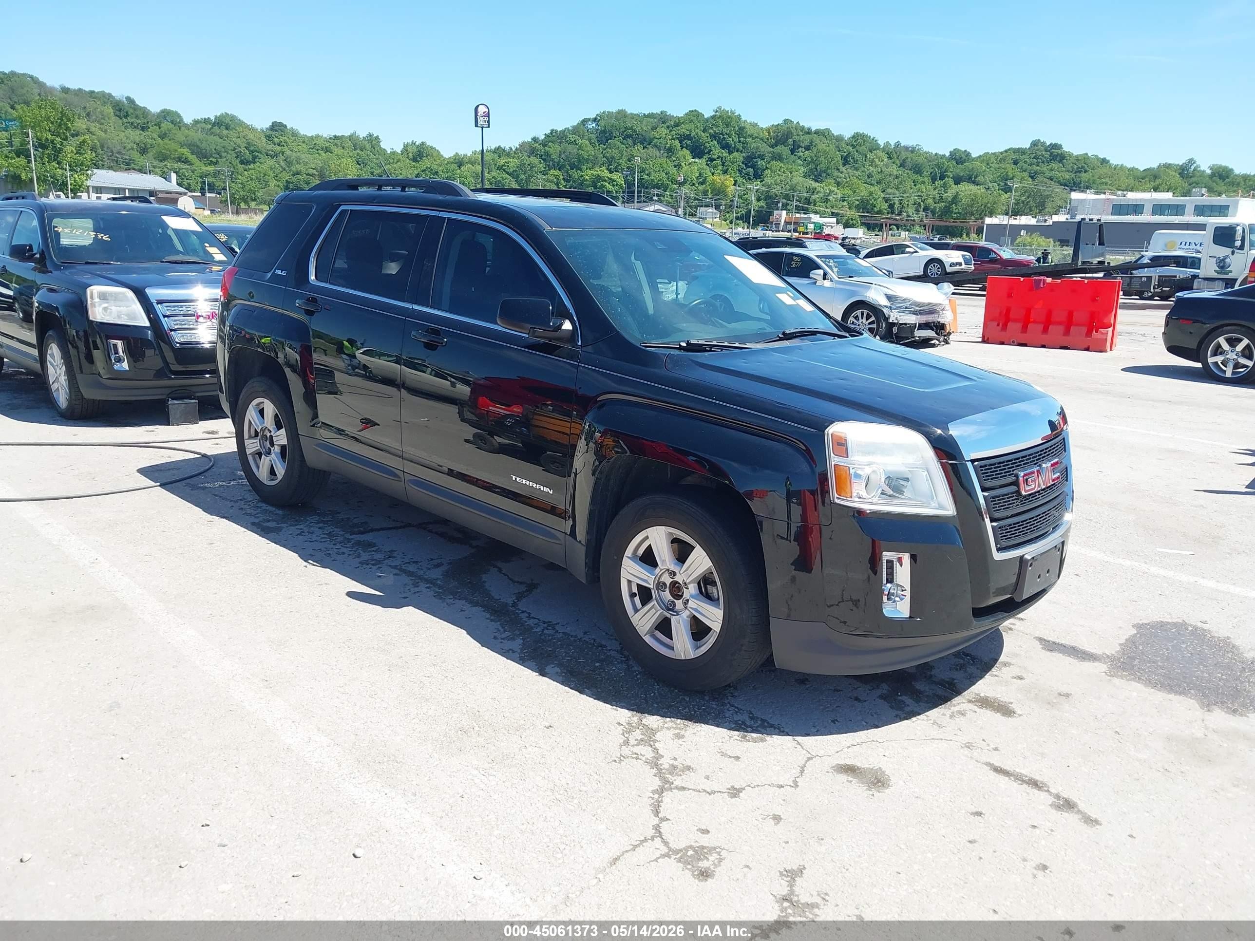 2014 Gmc Terrain Sle-2 Black vin: 2GKALREK4E6323464