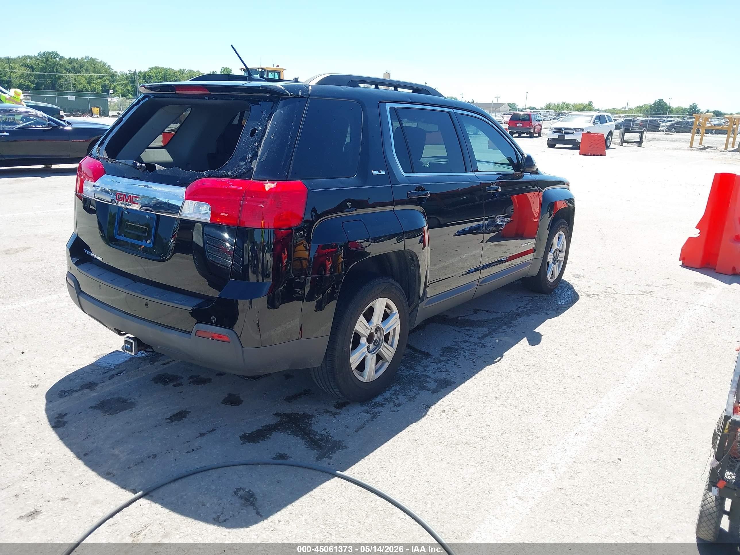 2014 Gmc Terrain Sle-2 Black vin: 2GKALREK4E6323464