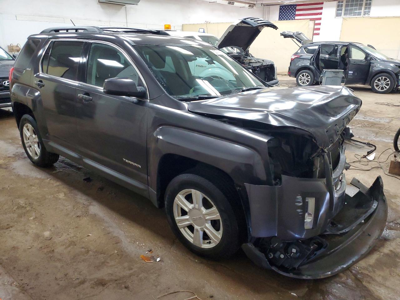 2015 Gmc Terrain Sle Gray vin: 2GKALREK4F6111312