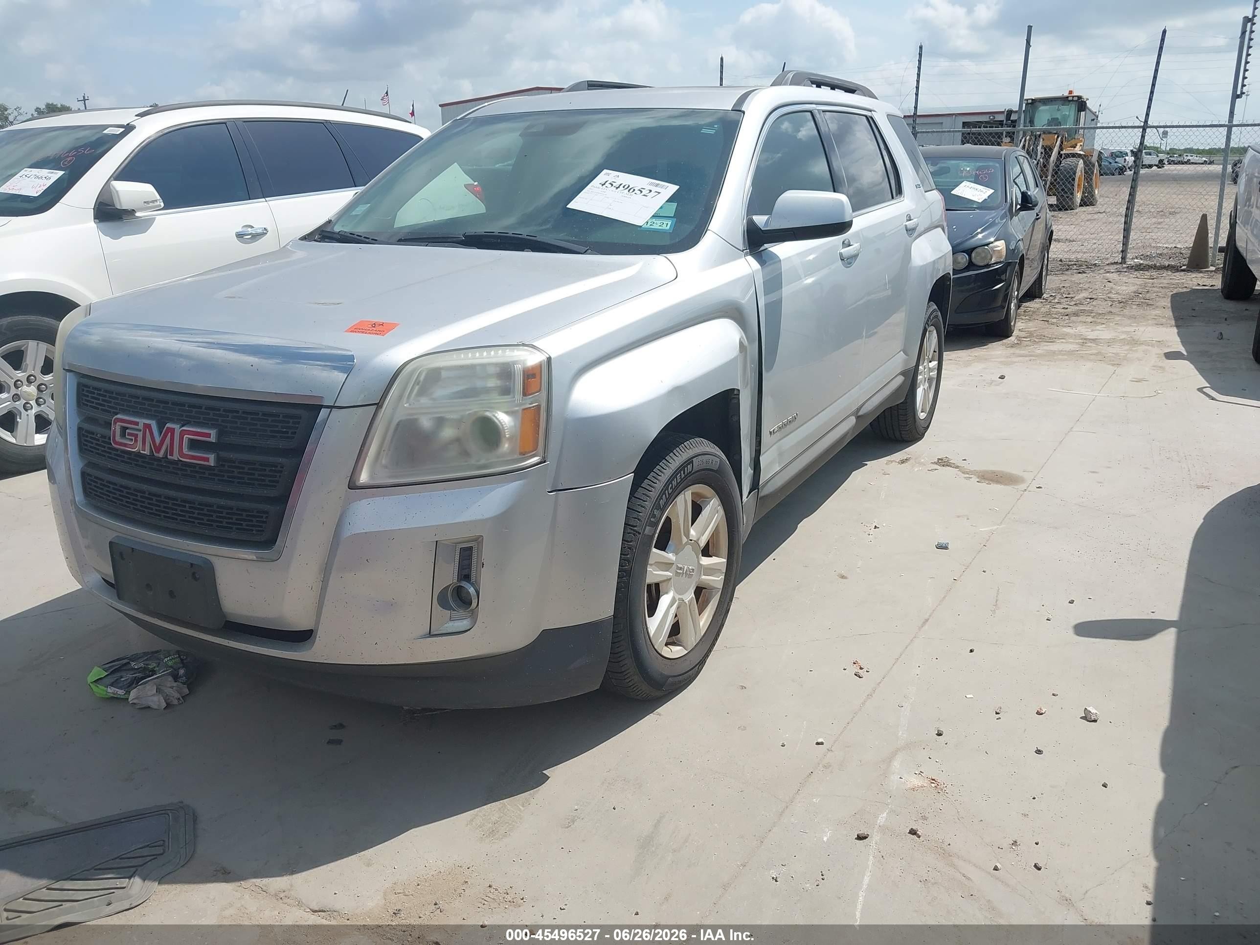 2015 Gmc Terrain Sle-2 Silver vin: 2GKALREK4F6166794