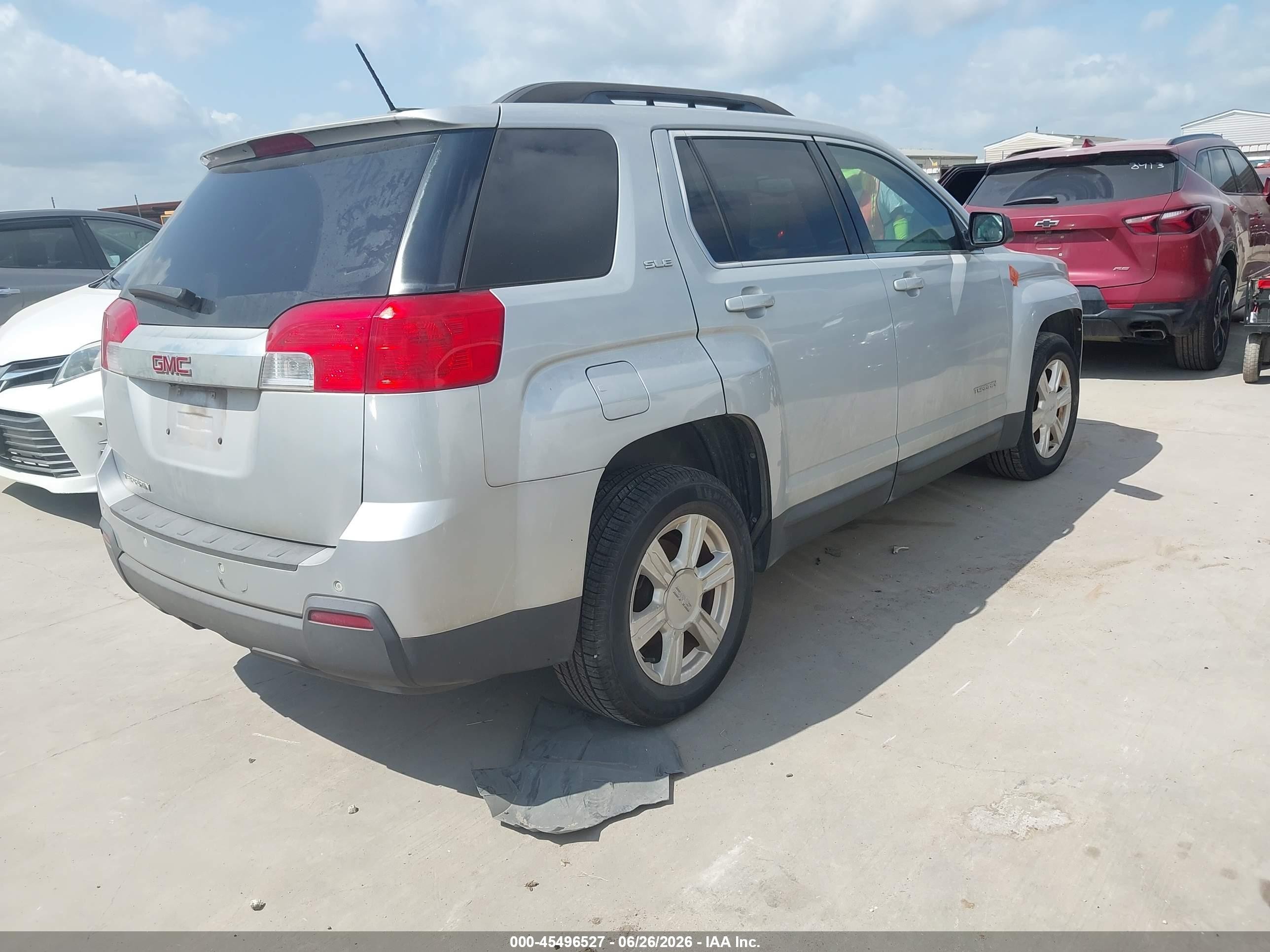 2015 Gmc Terrain Sle-2 Silver vin: 2GKALREK4F6166794