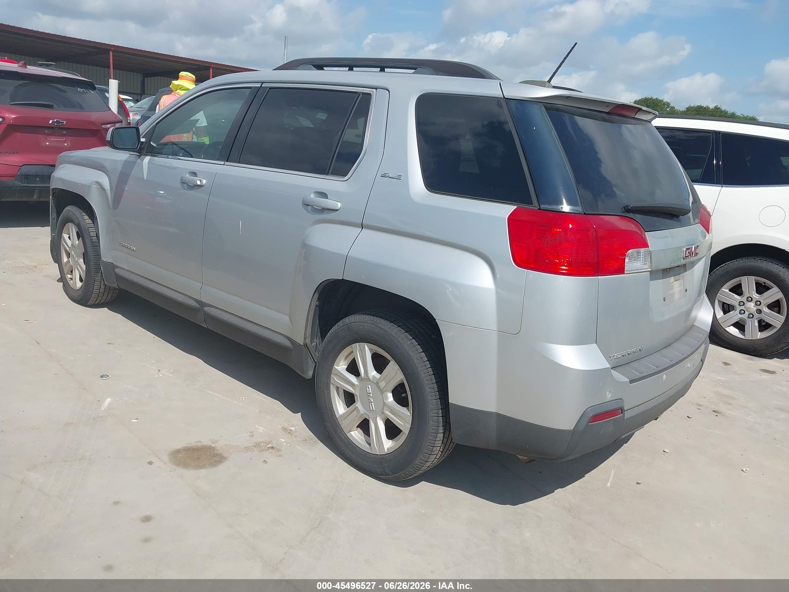 2015 Gmc Terrain Sle-2 Silver vin: 2GKALREK4F6166794