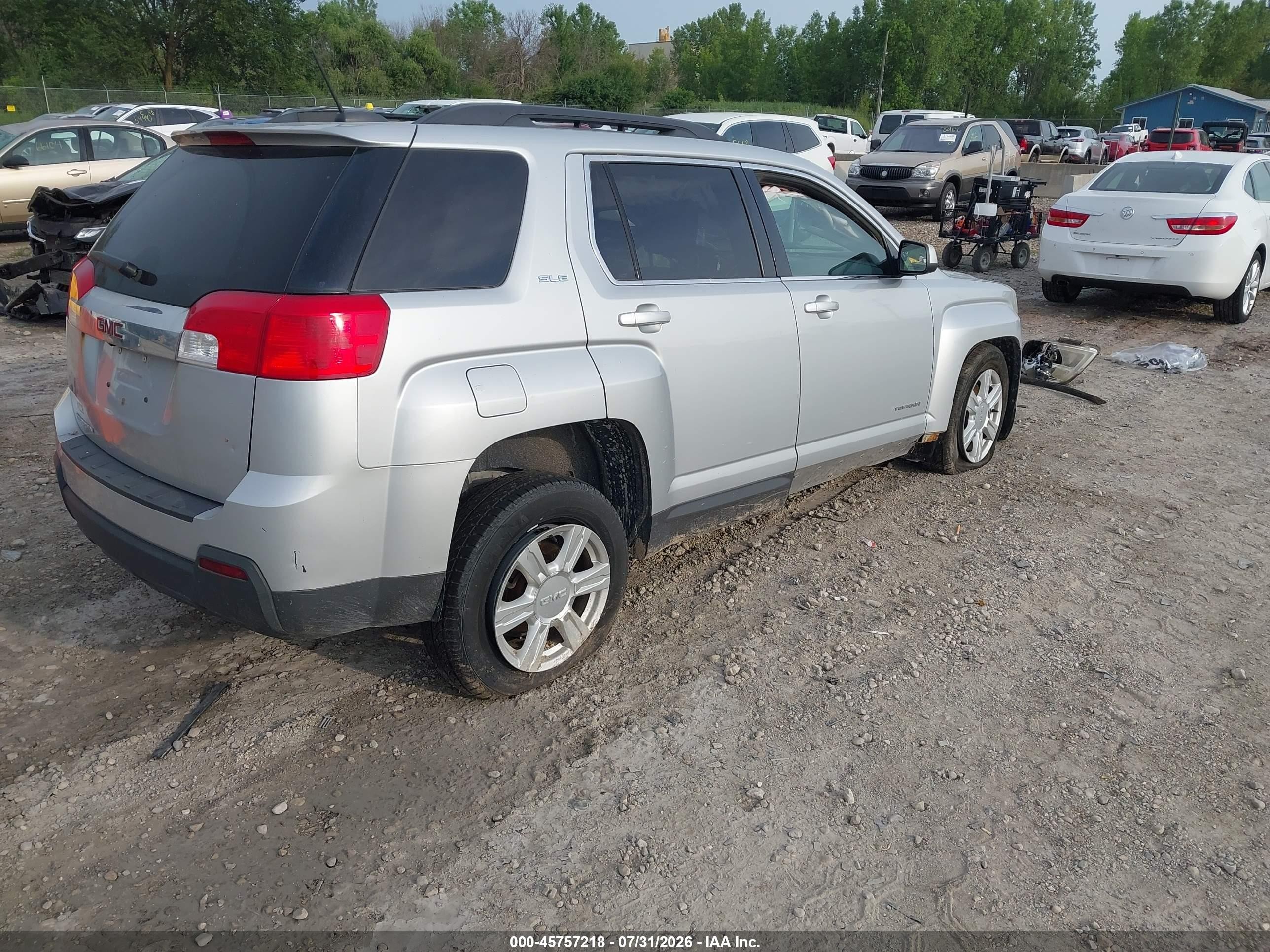 2015 Gmc Terrain Sle-2 Серебряный vin: 2GKALREK4F6235886
