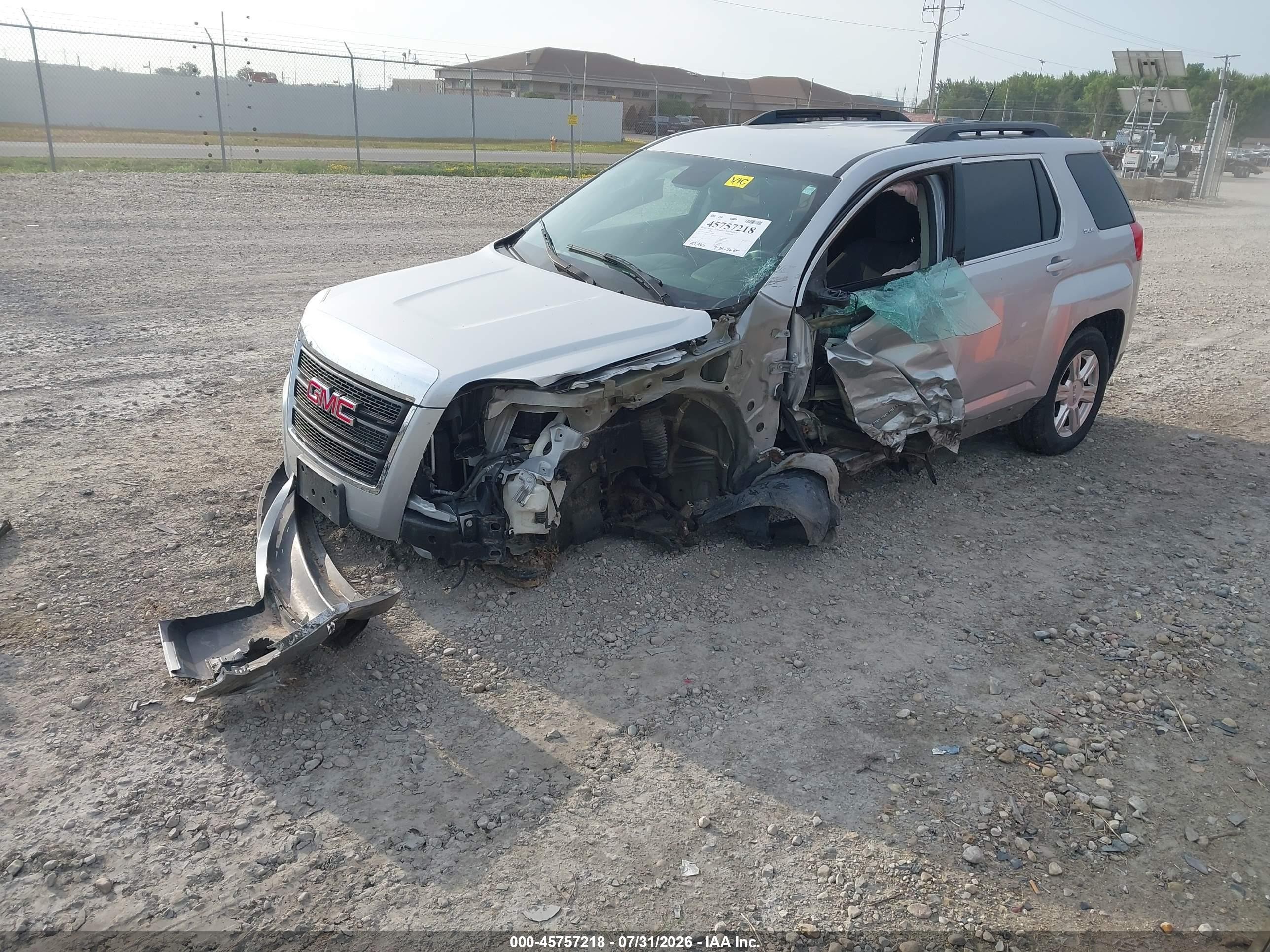 2015 Gmc Terrain Sle-2 Серебряный vin: 2GKALREK4F6235886