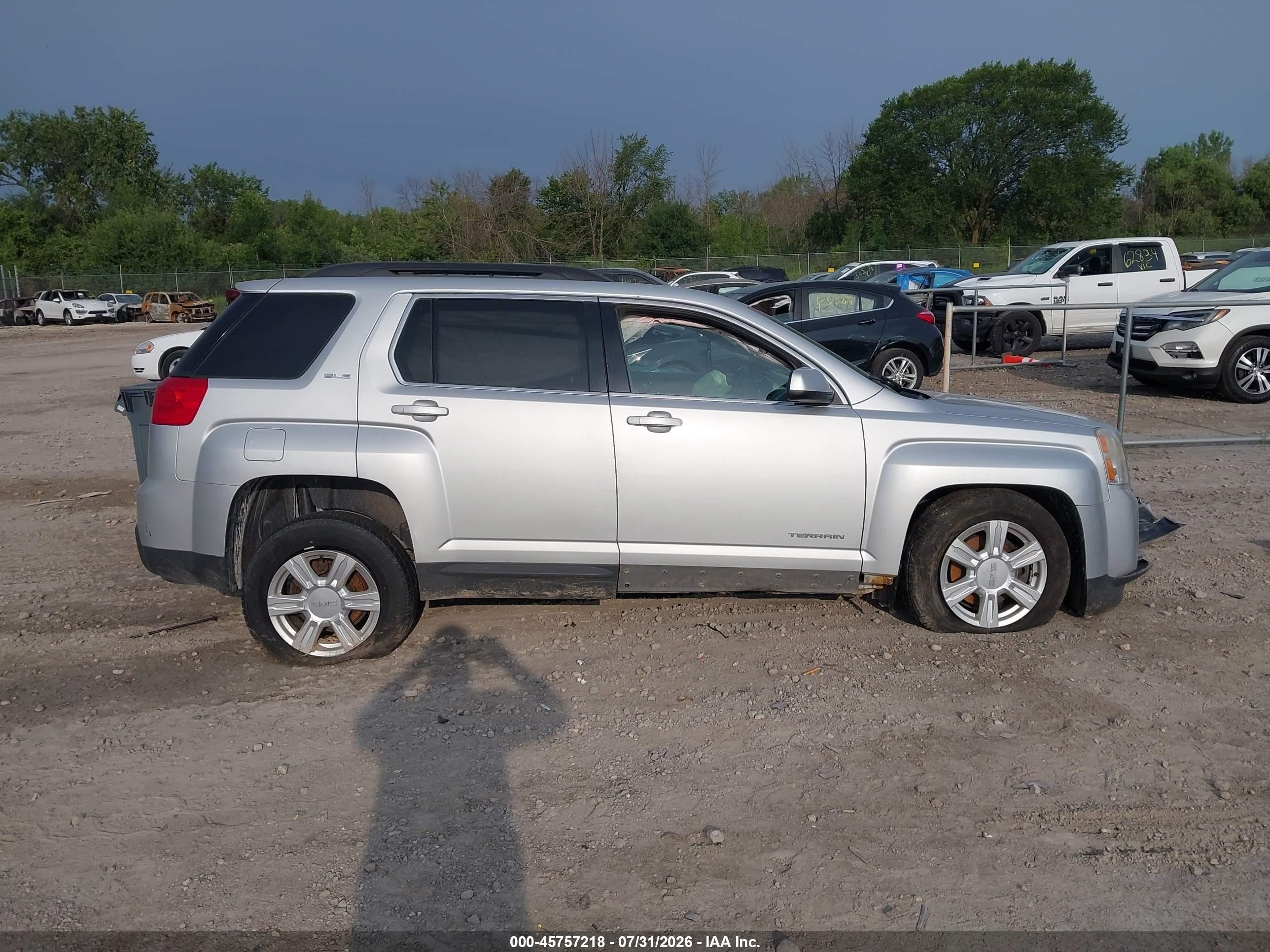 2015 Gmc Terrain Sle-2 Серебряный vin: 2GKALREK4F6235886