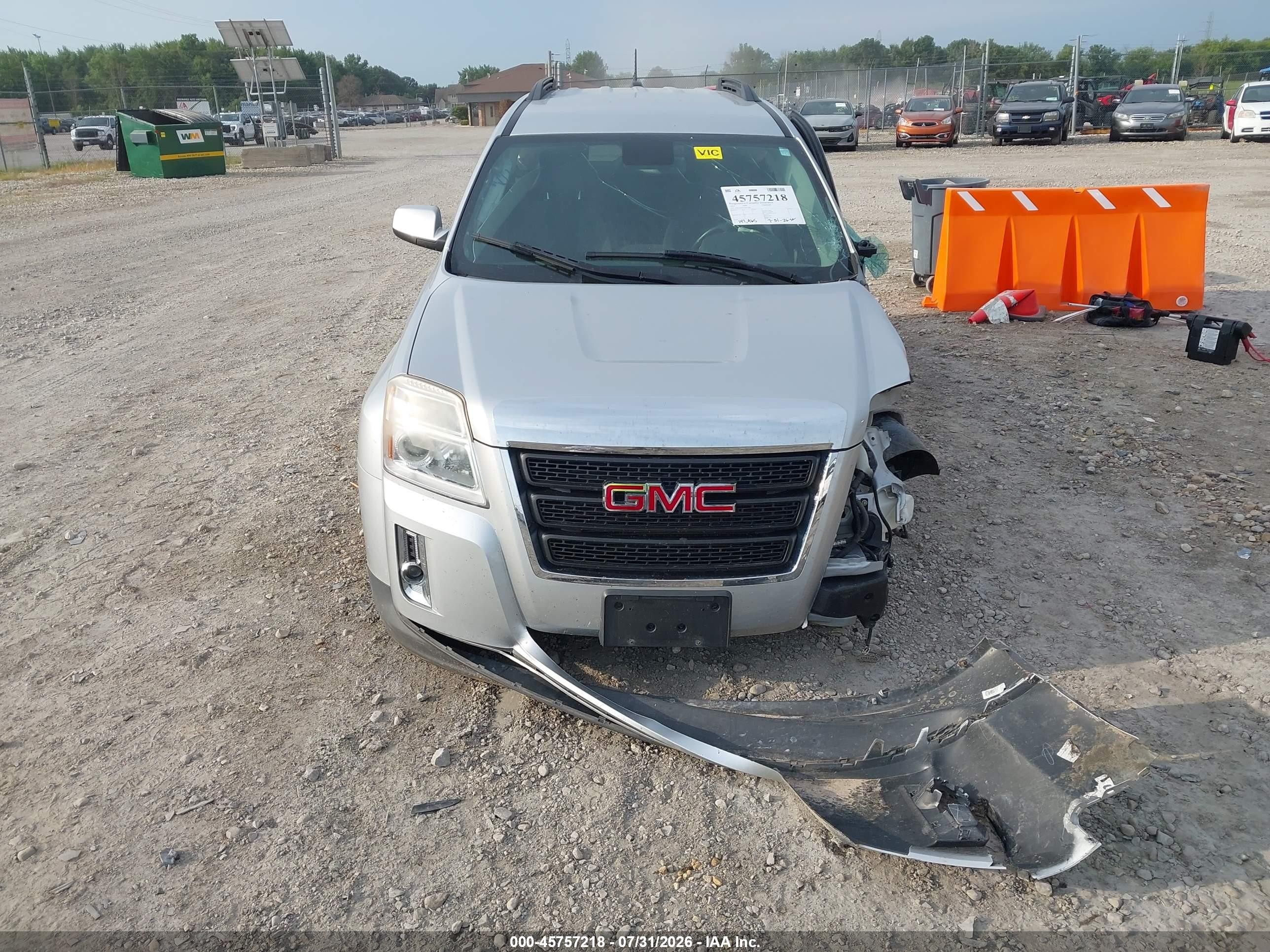 2015 Gmc Terrain Sle-2 Серебряный vin: 2GKALREK4F6235886