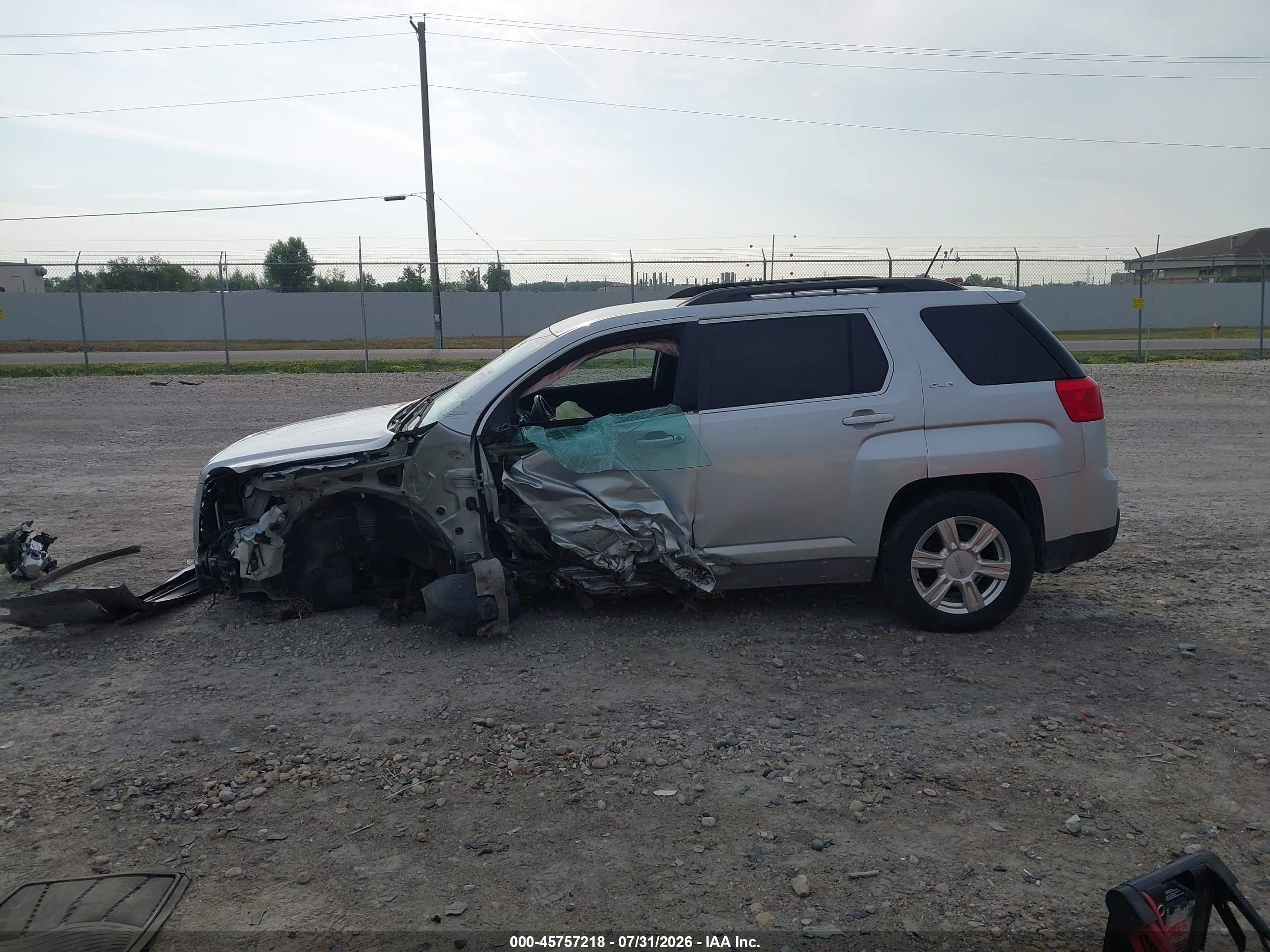2015 Gmc Terrain Sle-2 Серебряный vin: 2GKALREK4F6235886