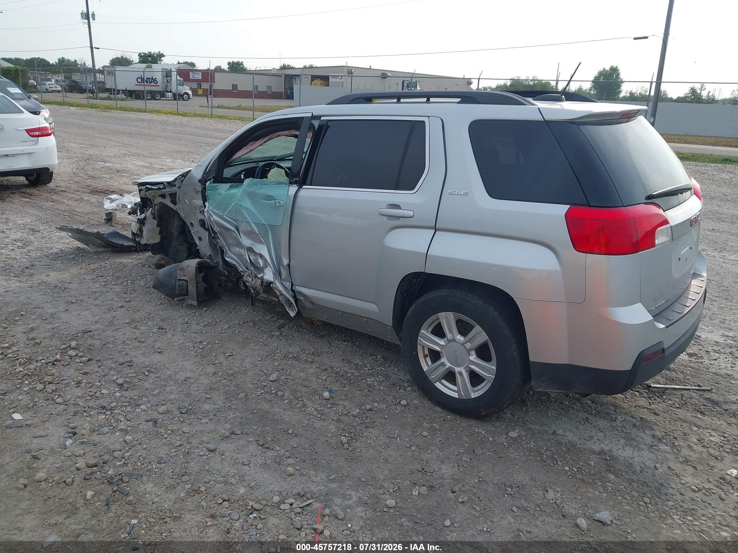 2015 Gmc Terrain Sle-2 Серебряный vin: 2GKALREK4F6235886