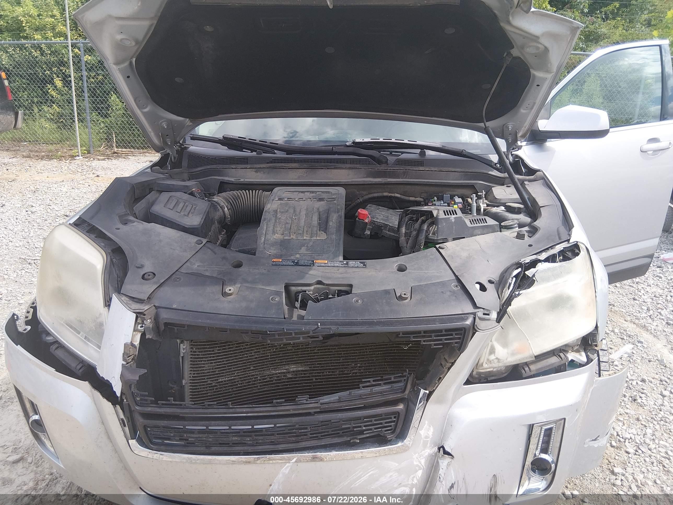 2015 Gmc Terrain Sle-2 Silver vin: 2GKALREK4F6364470