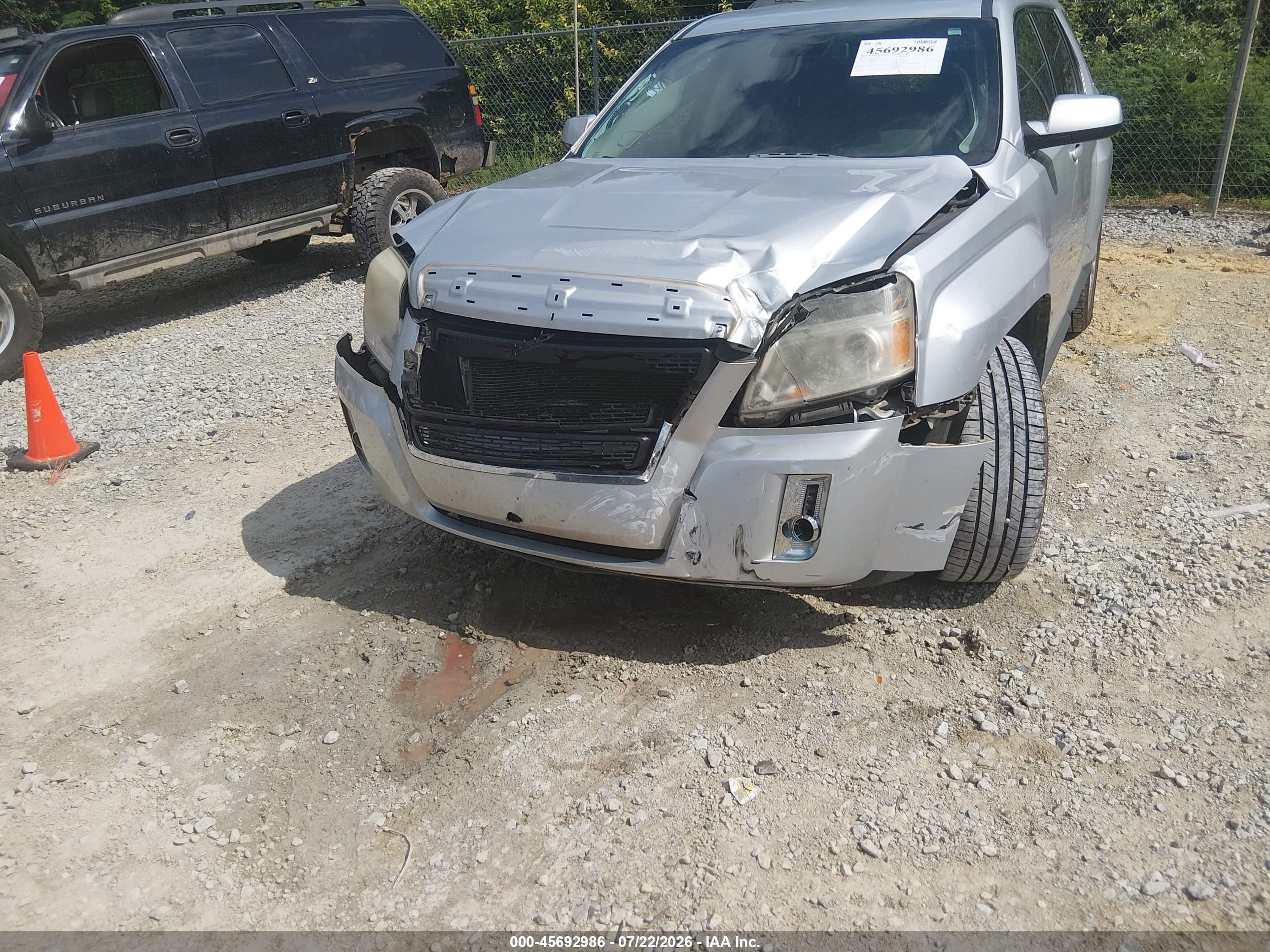 2015 Gmc Terrain Sle-2 Silver vin: 2GKALREK4F6364470