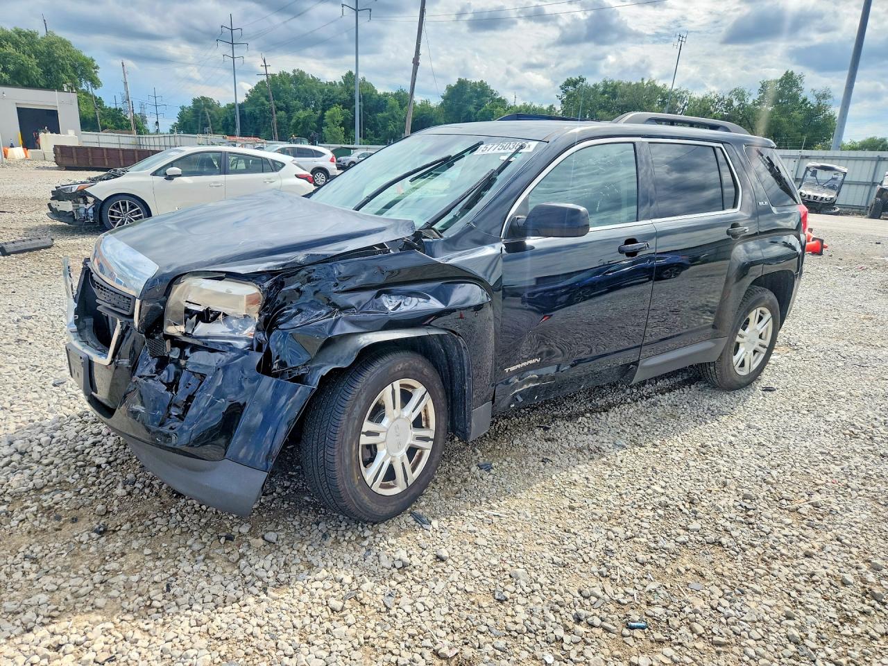 2014 Gmc Terrain Sle Black vin: 2GKALREK5E6256583