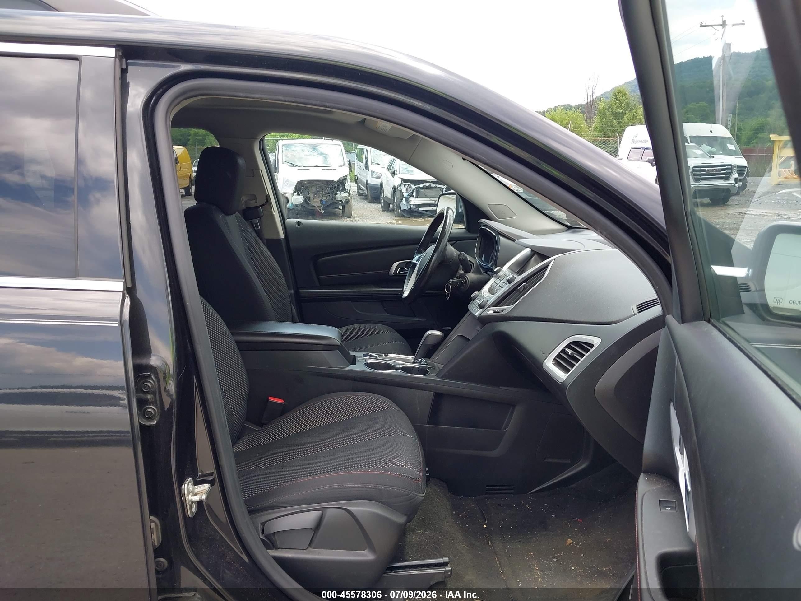 2015 Gmc Terrain Sle-2 Black vin: 2GKALREK5F6196306