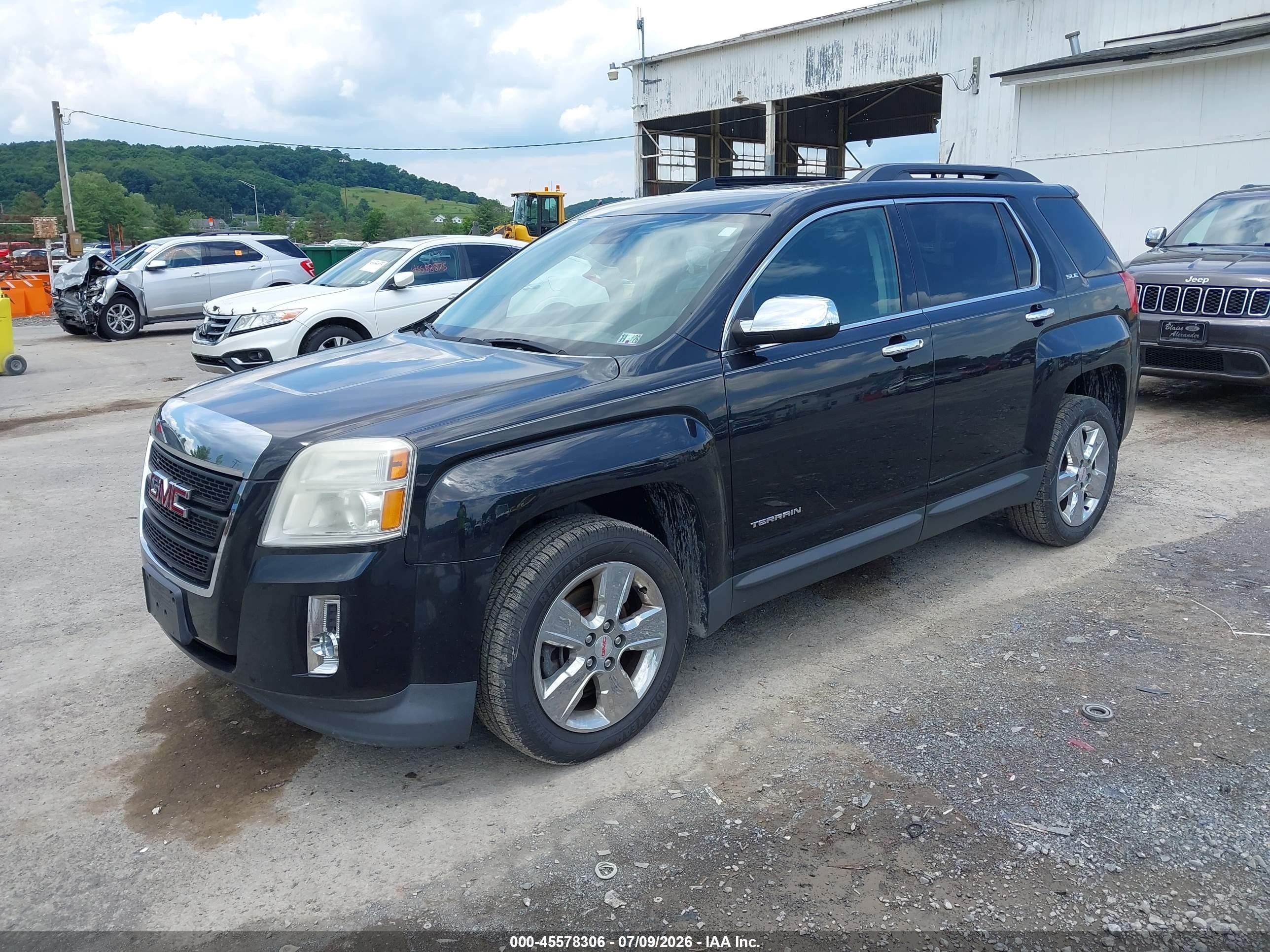 2015 Gmc Terrain Sle-2 Black vin: 2GKALREK5F6196306
