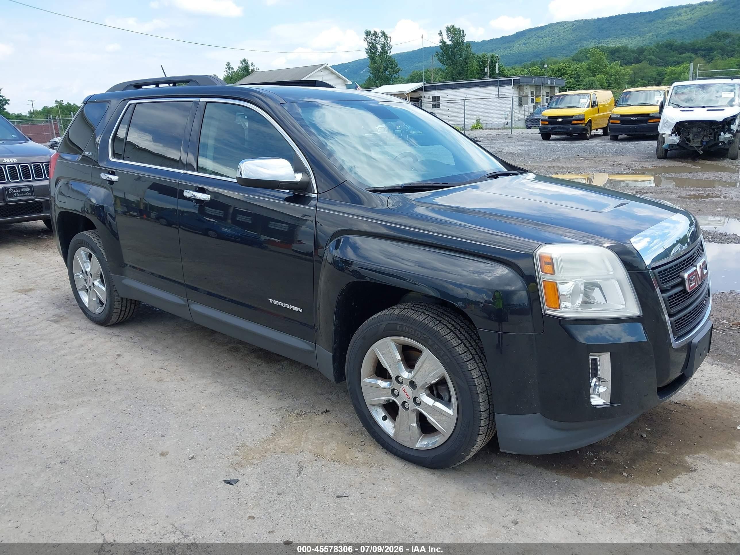 2015 Gmc Terrain Sle-2 Black vin: 2GKALREK5F6196306