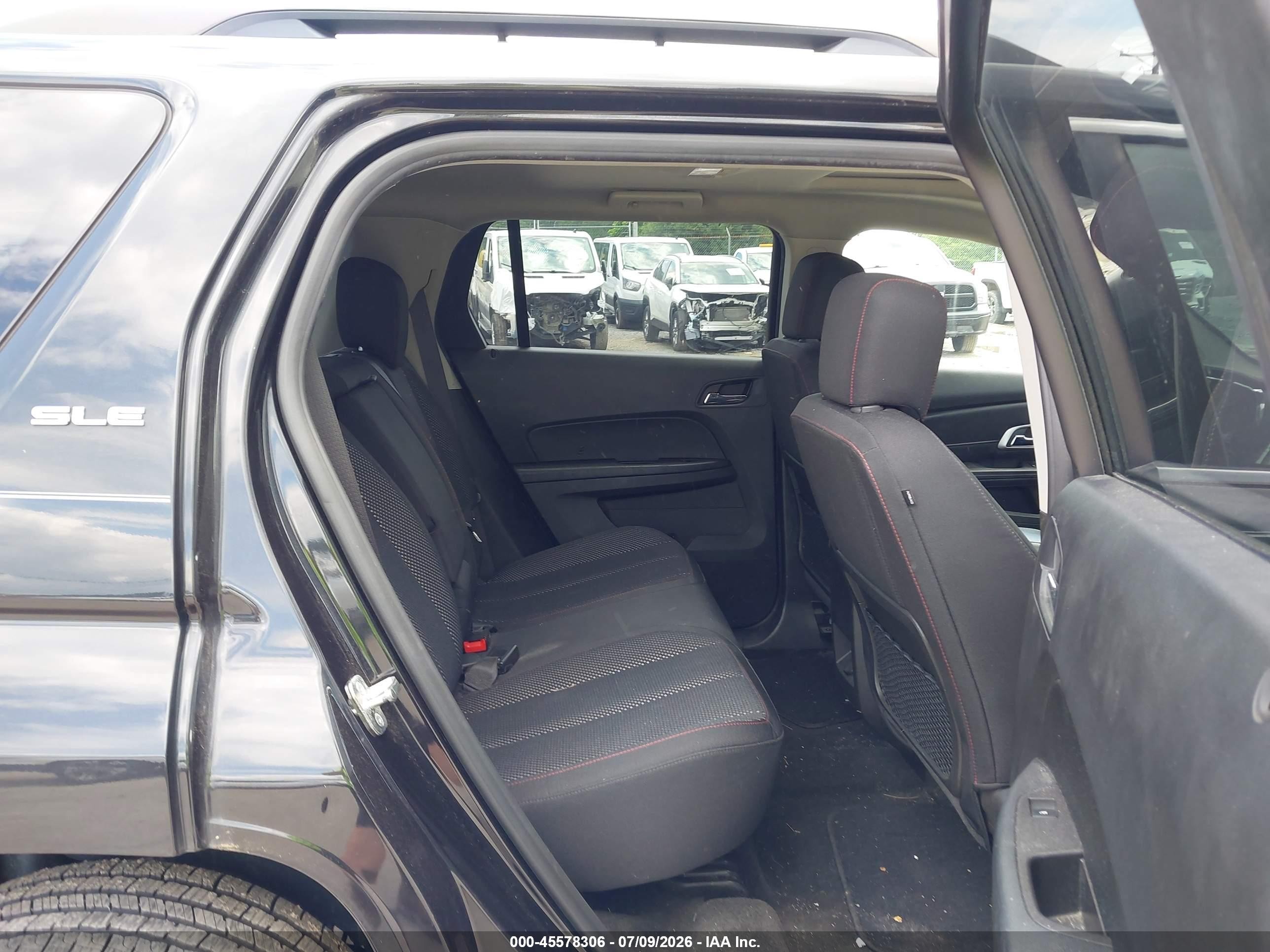 2015 Gmc Terrain Sle-2 Black vin: 2GKALREK5F6196306